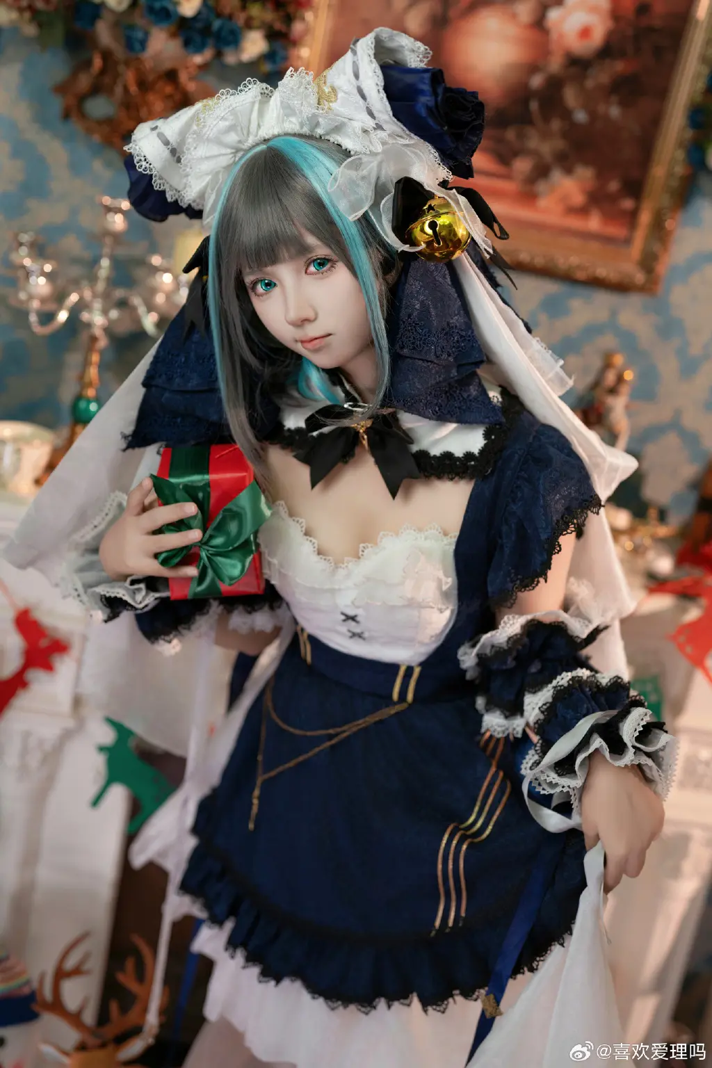 COSPLAY 碧蓝航线 圣诞快乐~ 发个柴郡猫猫🐱大家康康@喜欢爱理吗 COSPLAY-第12张