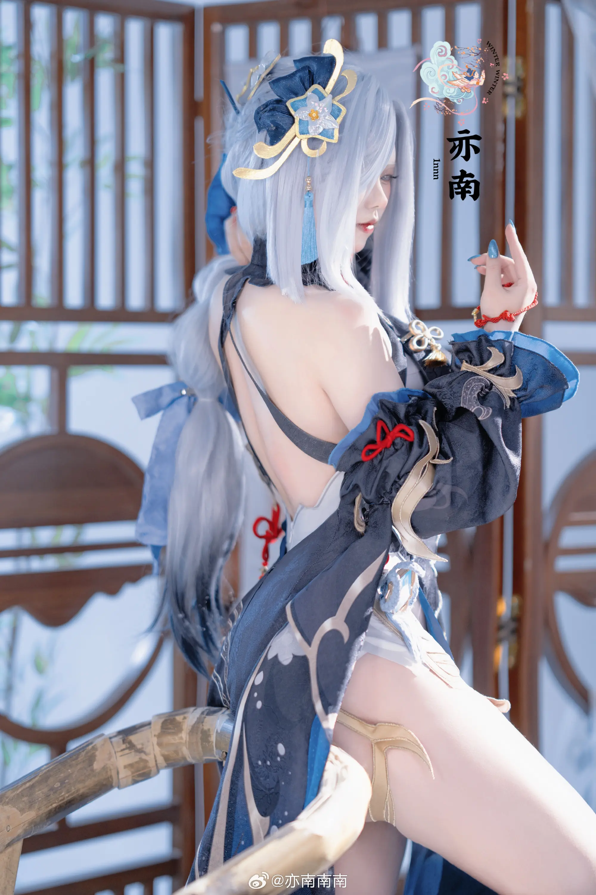 COSPLAY 「冷花幽露」 原神 申鹤@亦南南南-公众号小姨ai