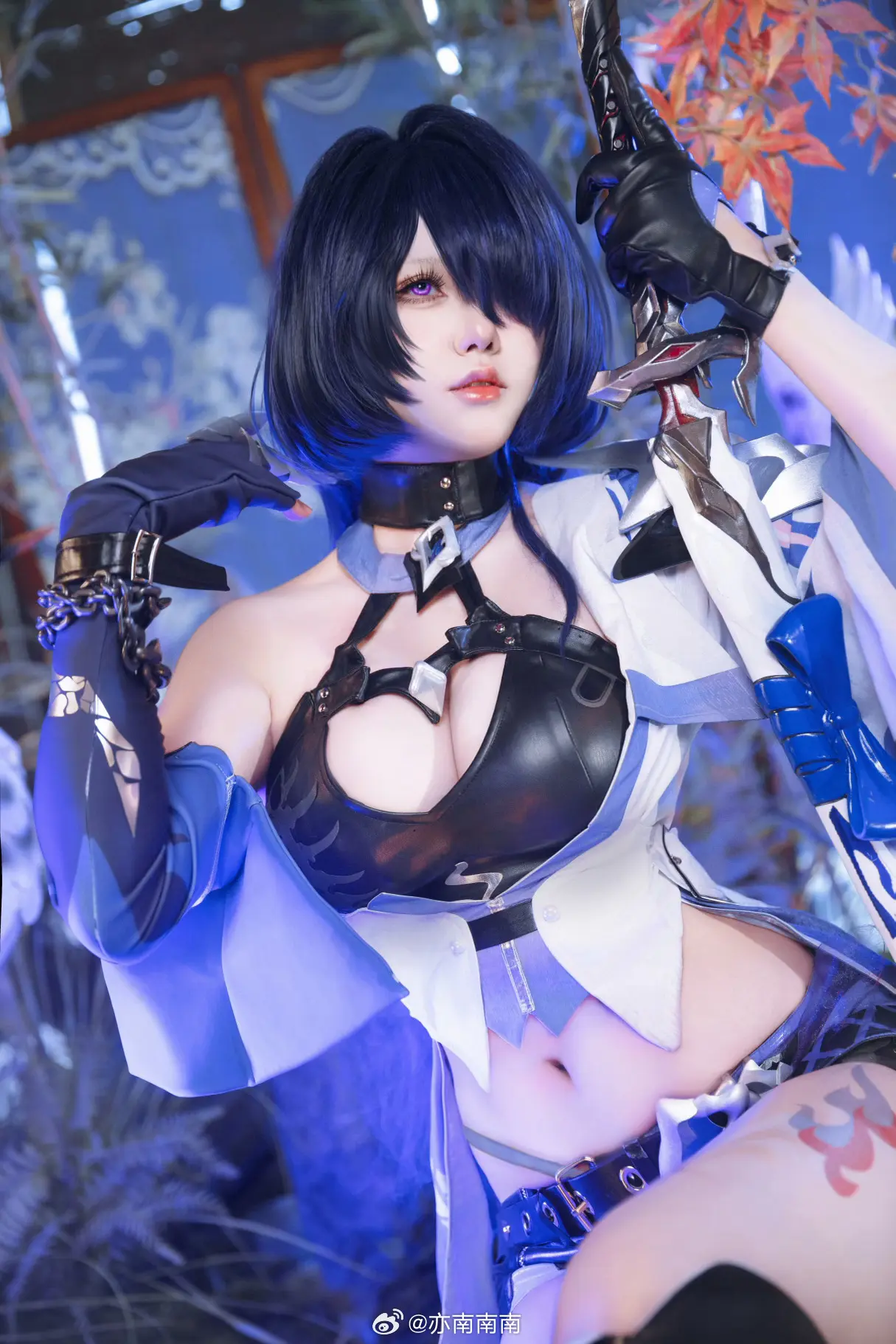COSPLAY 自称「巡海游侠」的独行者，淡漠寡言 本名不详👺 崩坏星穹铁道 黄泉@亦南南南 COSPLAY-第4张