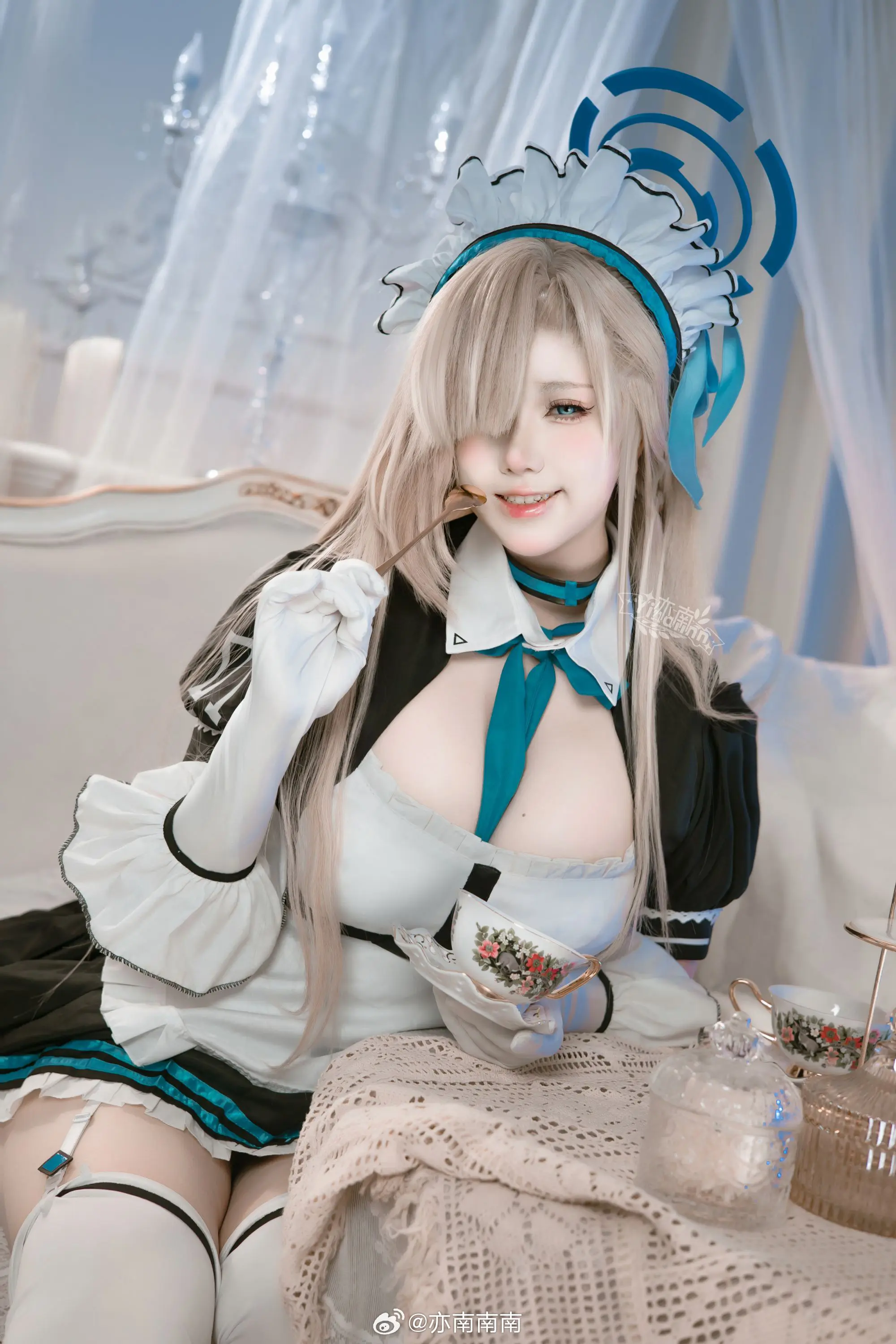 COSPLAY 蔚蓝档案 一之濑明日奈 角楯花凛@亦南南南 COSPLAY-第4张