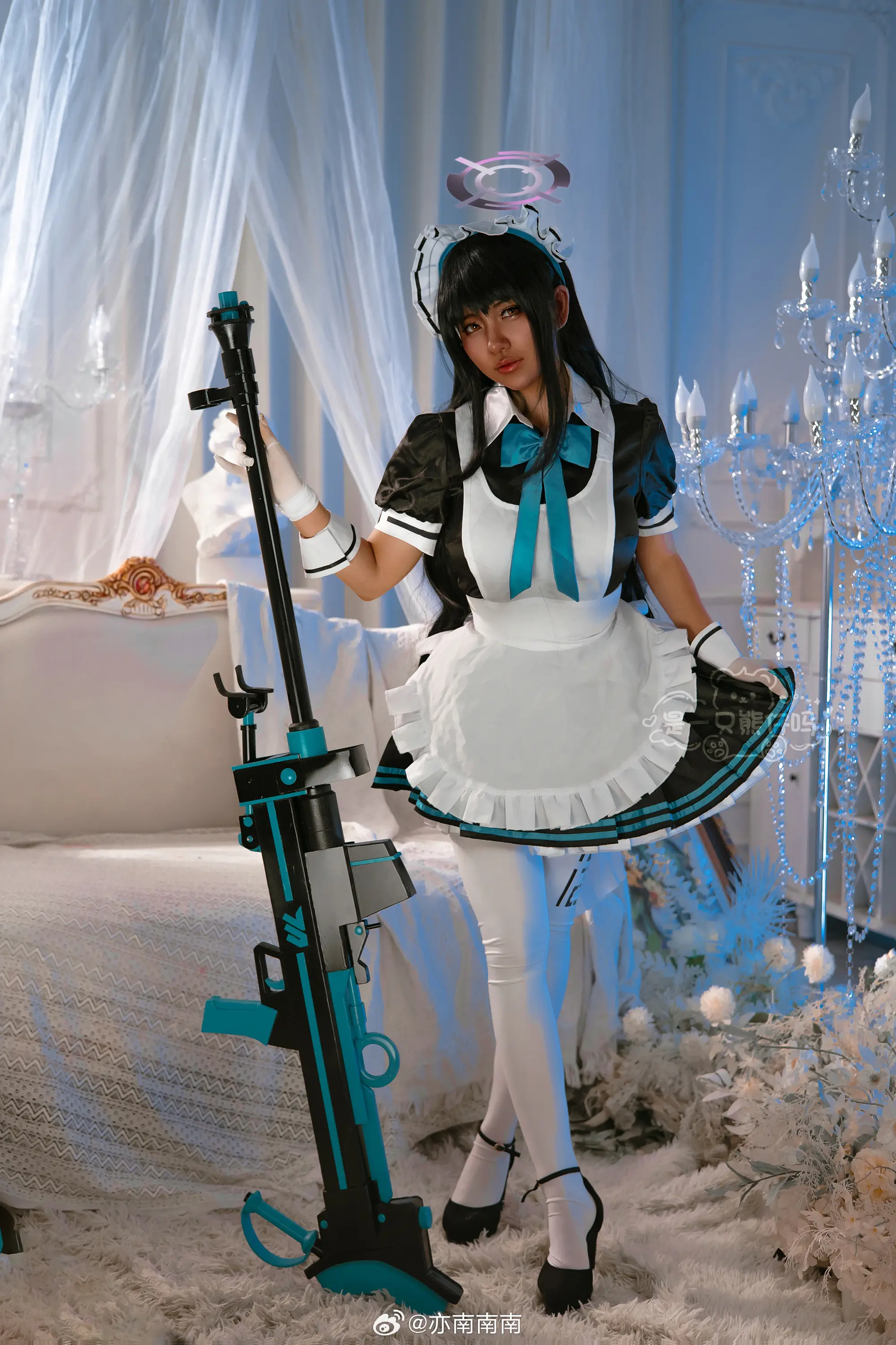 COSPLAY 蔚蓝档案 一之濑明日奈 角楯花凛@亦南南南 COSPLAY-第3张