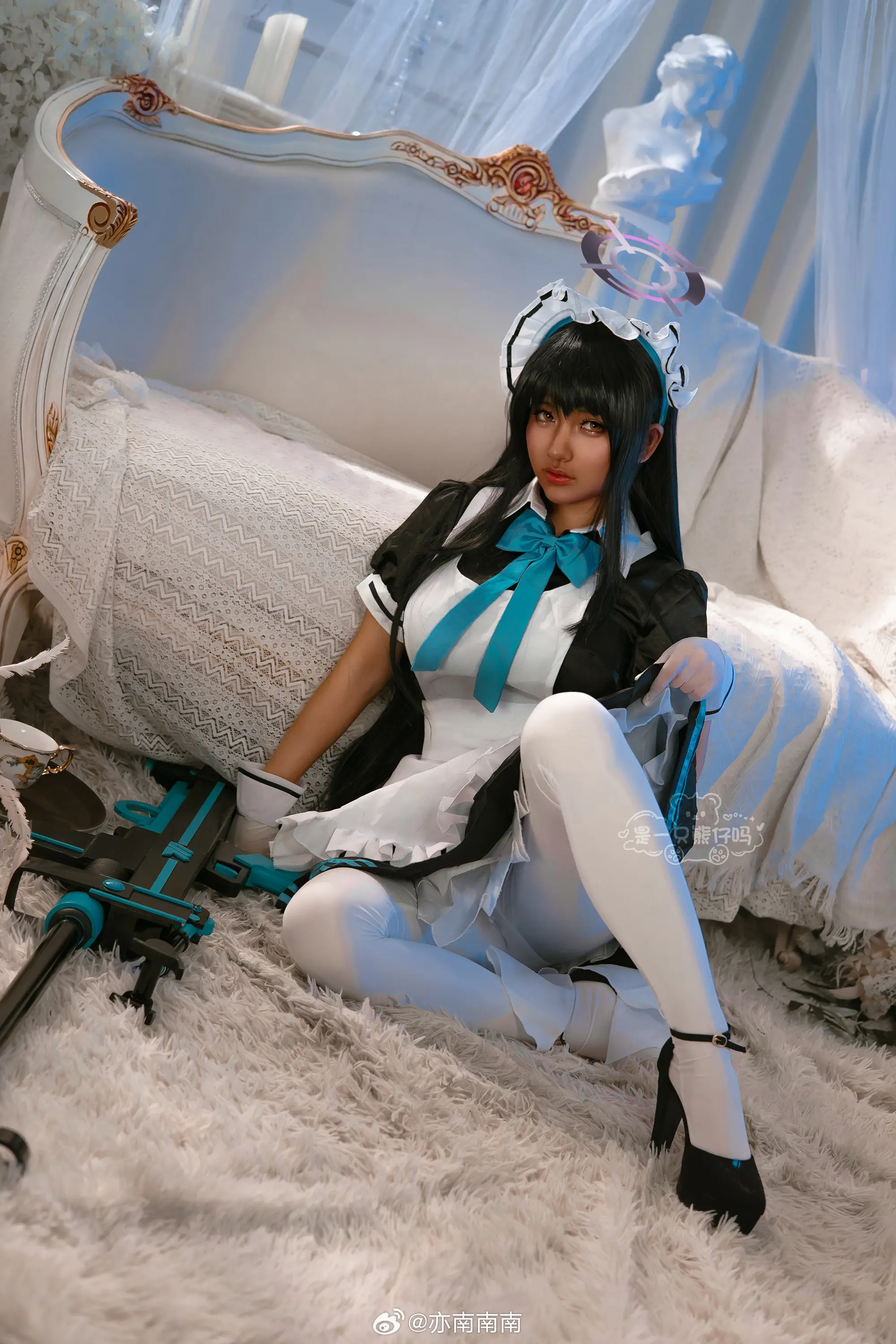 COSPLAY 蔚蓝档案 一之濑明日奈 角楯花凛@亦南南南 COSPLAY-第6张