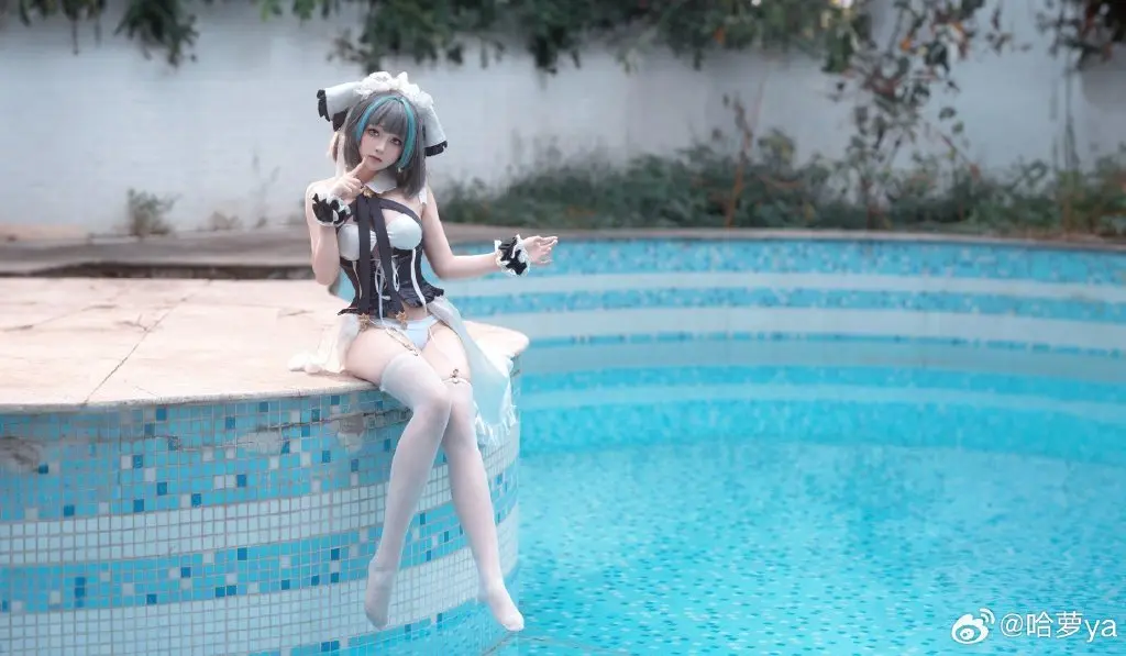 cosplay 指挥官、你在那边悄悄干嘛呢，让我看看 碧蓝航线 柴郡@哈萝ya COSPLAY-第3张