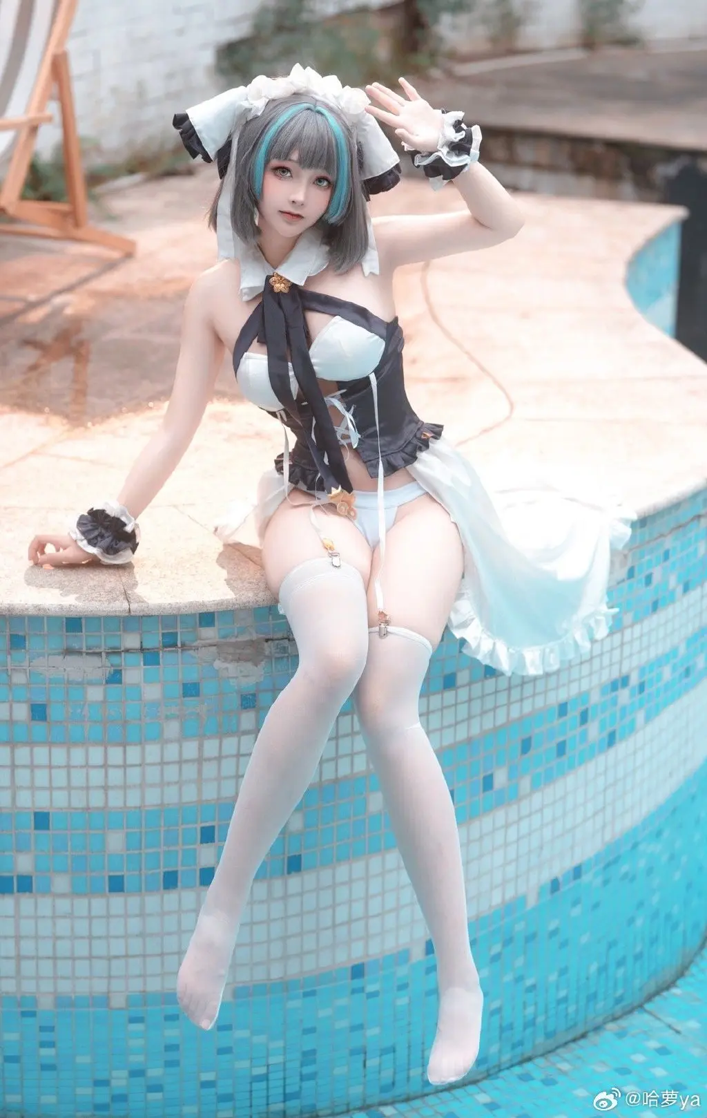 cosplay 指挥官、你在那边悄悄干嘛呢，让我看看 碧蓝航线 柴郡@哈萝ya COSPLAY-第10张