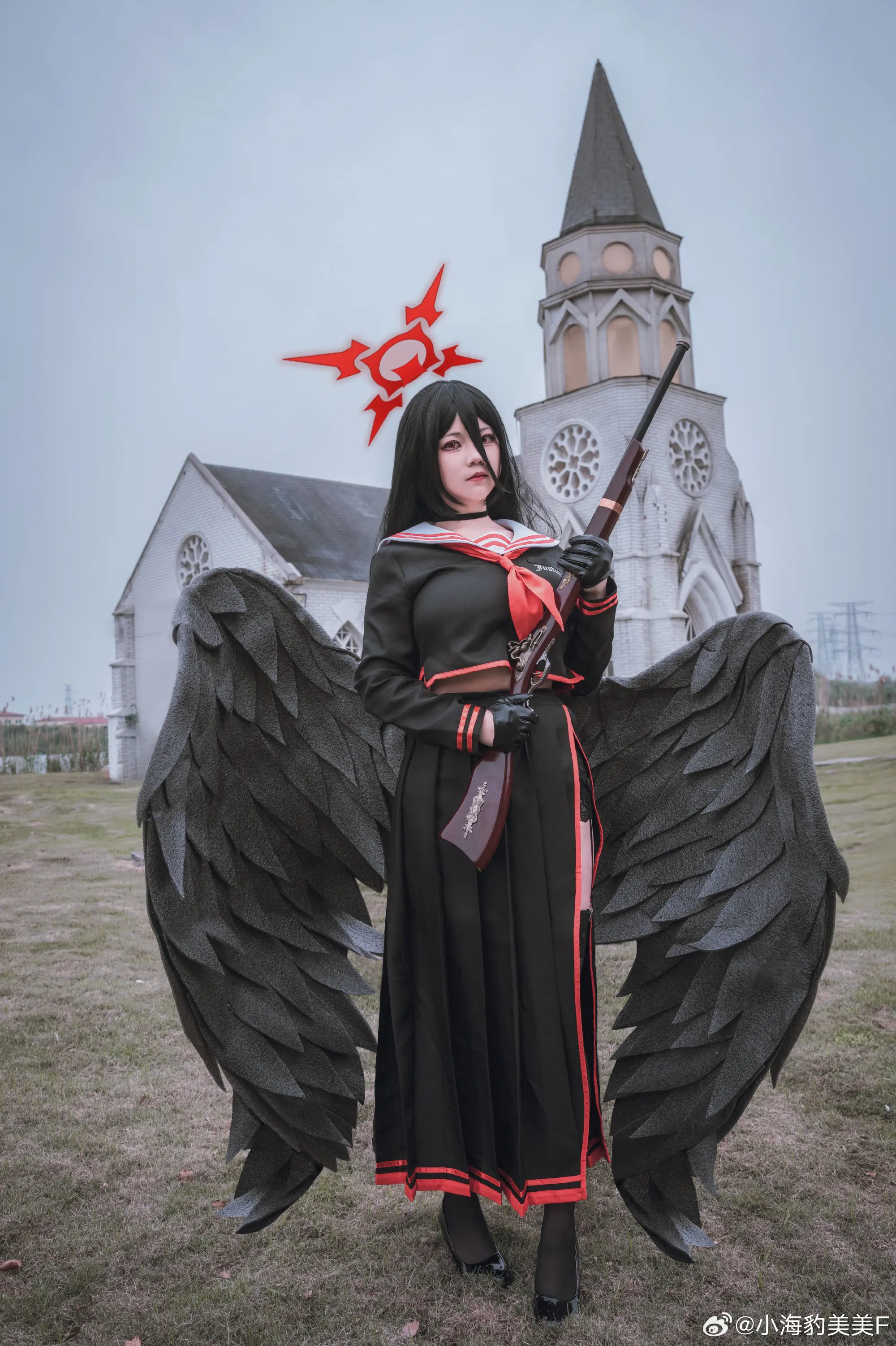 COSPLAY 蔚蓝档案 羽川莲见@小海豹美美F COSPLAY-第6张