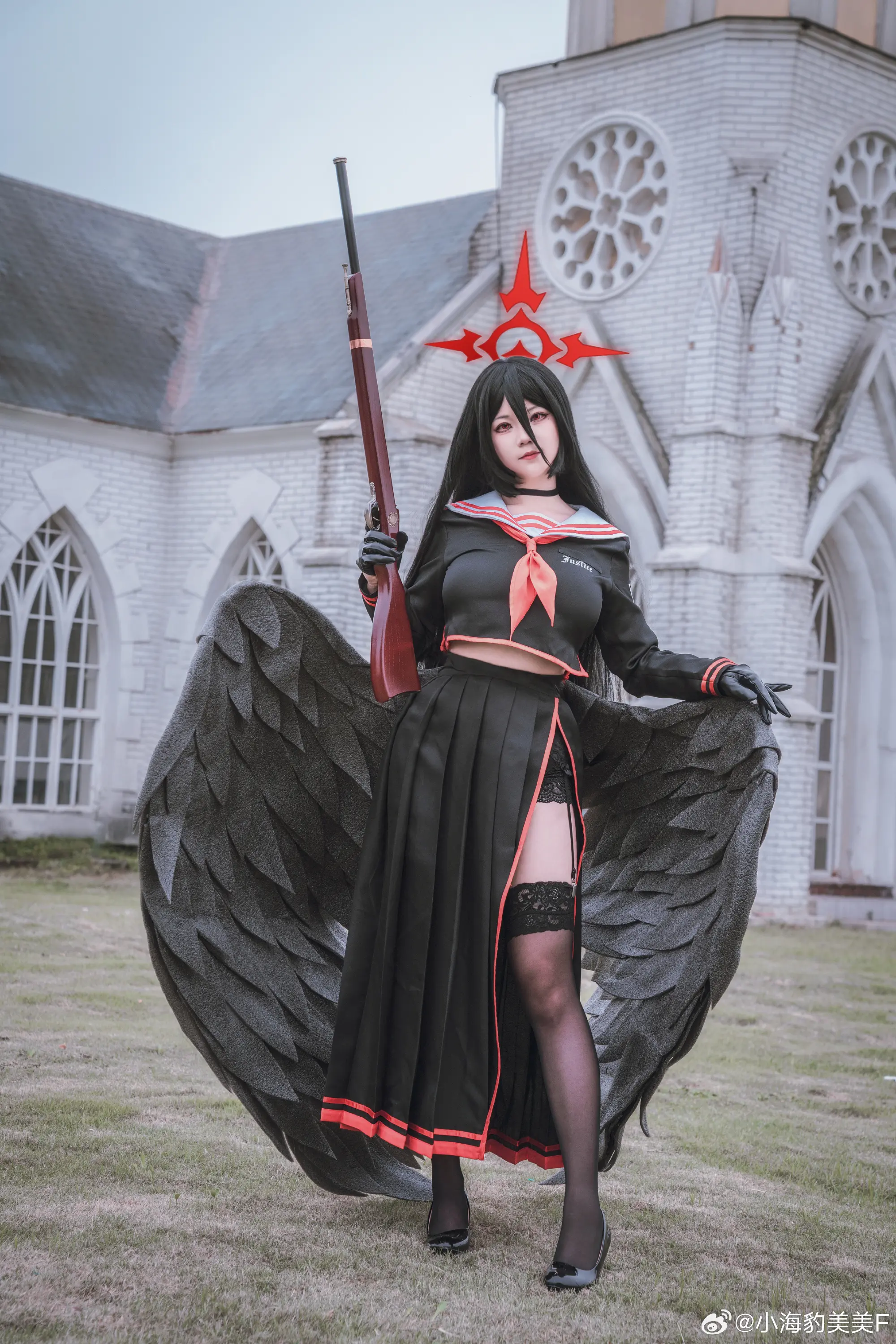 COSPLAY 蔚蓝档案 羽川莲见@小海豹美美F COSPLAY-第2张