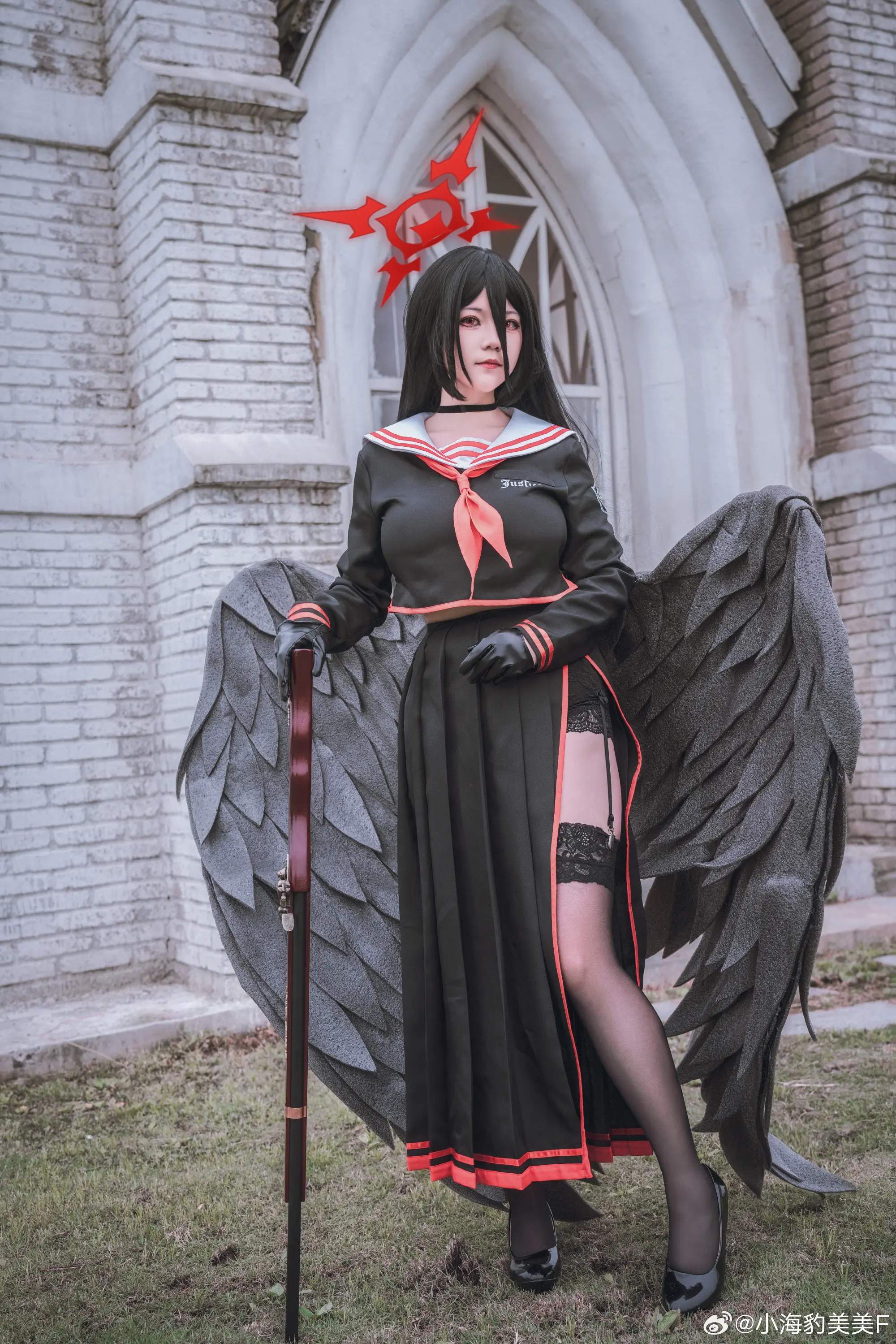 COSPLAY 蔚蓝档案 羽川莲见@小海豹美美F COSPLAY-第3张