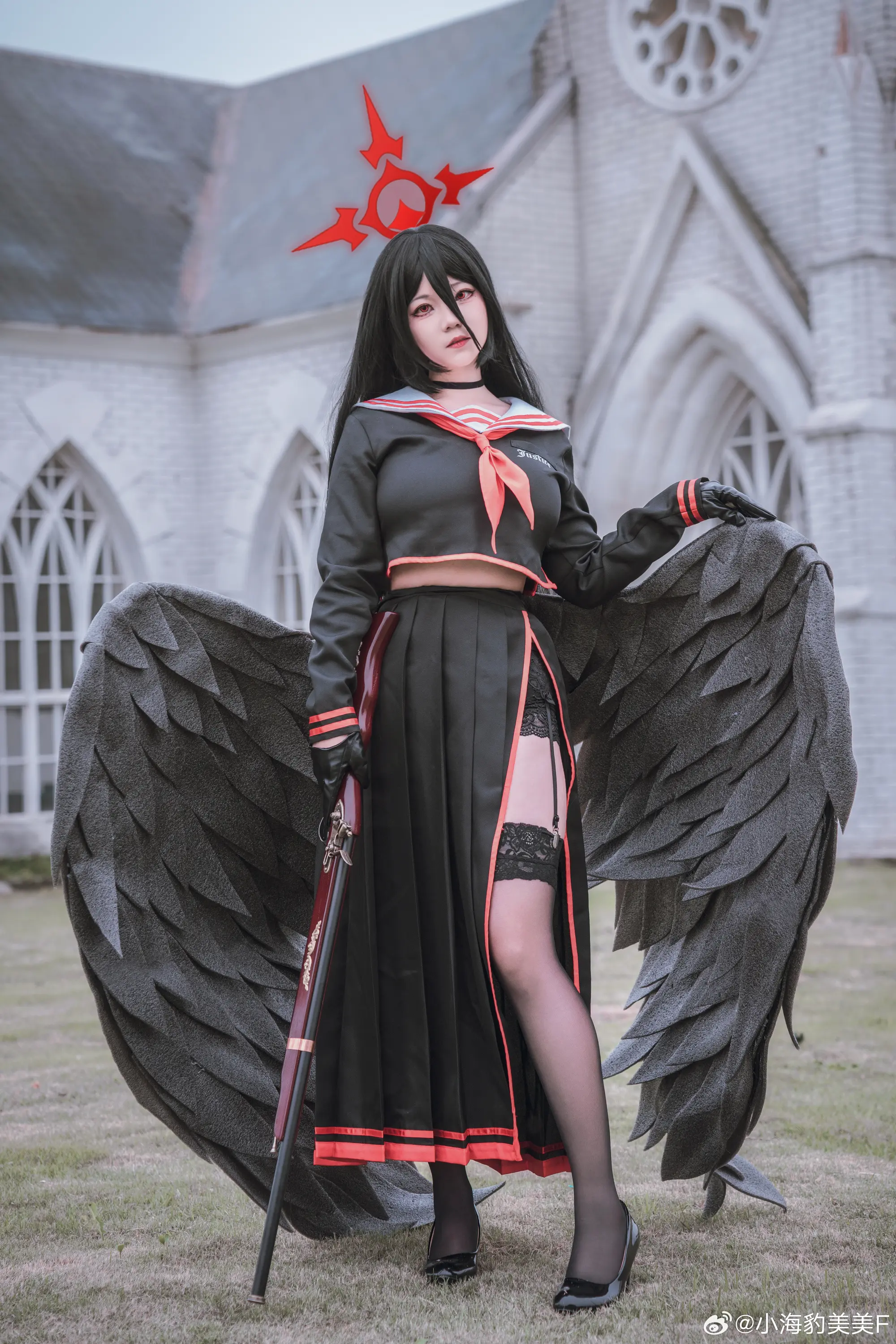 COSPLAY 蔚蓝档案 羽川莲见@小海豹美美F-公众号小姨ai