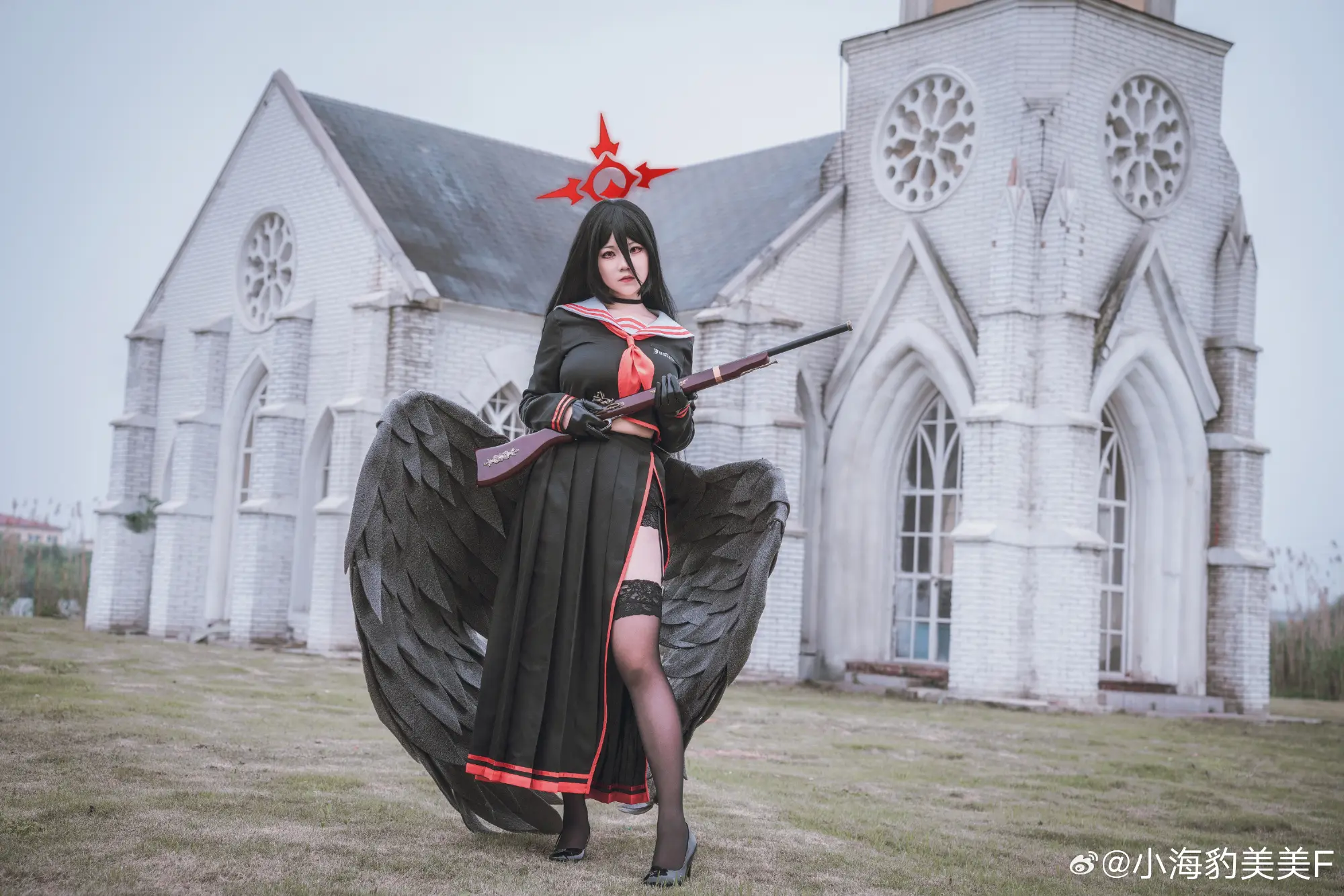 COSPLAY 蔚蓝档案 羽川莲见@小海豹美美F COSPLAY-第4张