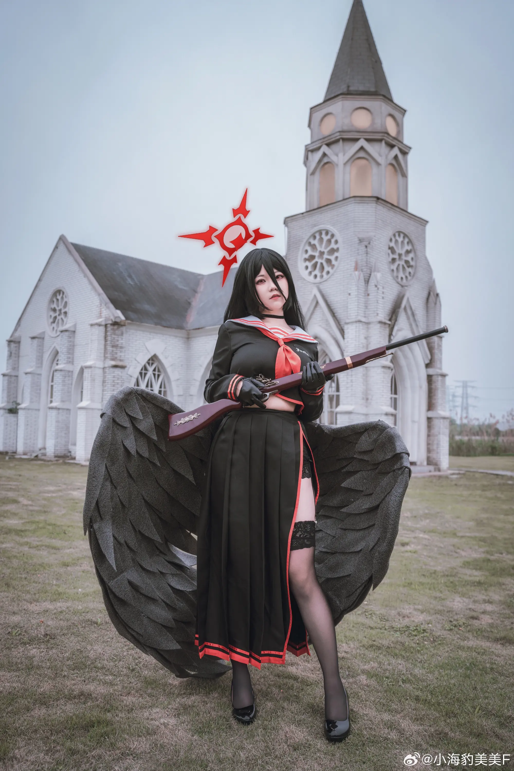 COSPLAY 蔚蓝档案 羽川莲见@小海豹美美F COSPLAY-第5张