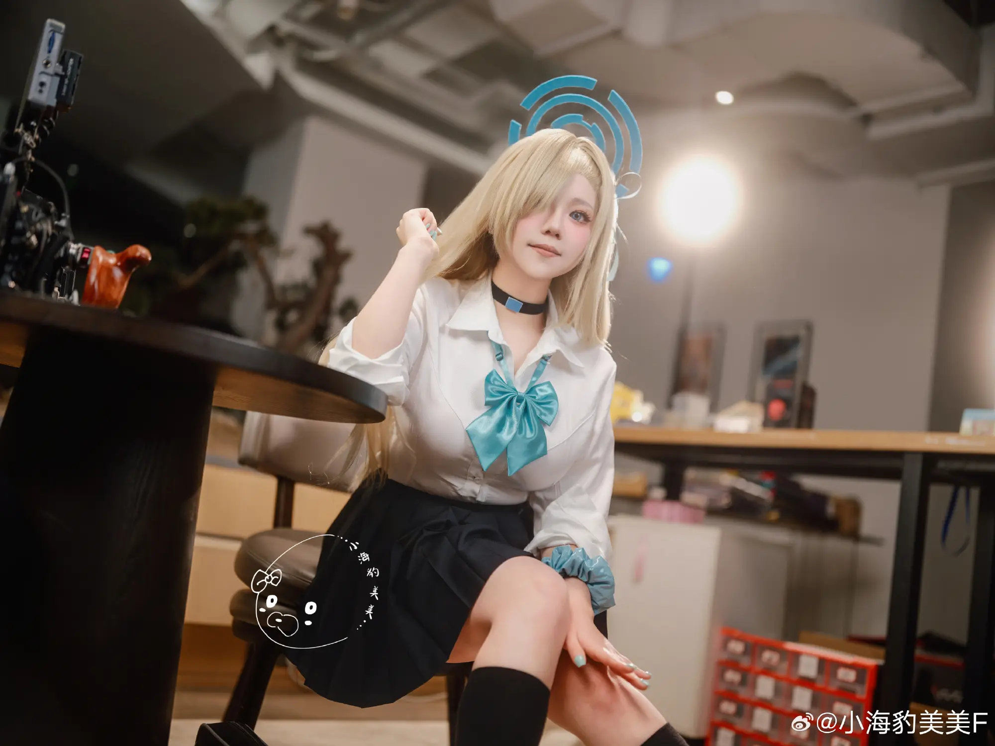 COSPLAY 蔚蓝档案 一之濑明日奈@小海豹美美F COSPLAY-第5张