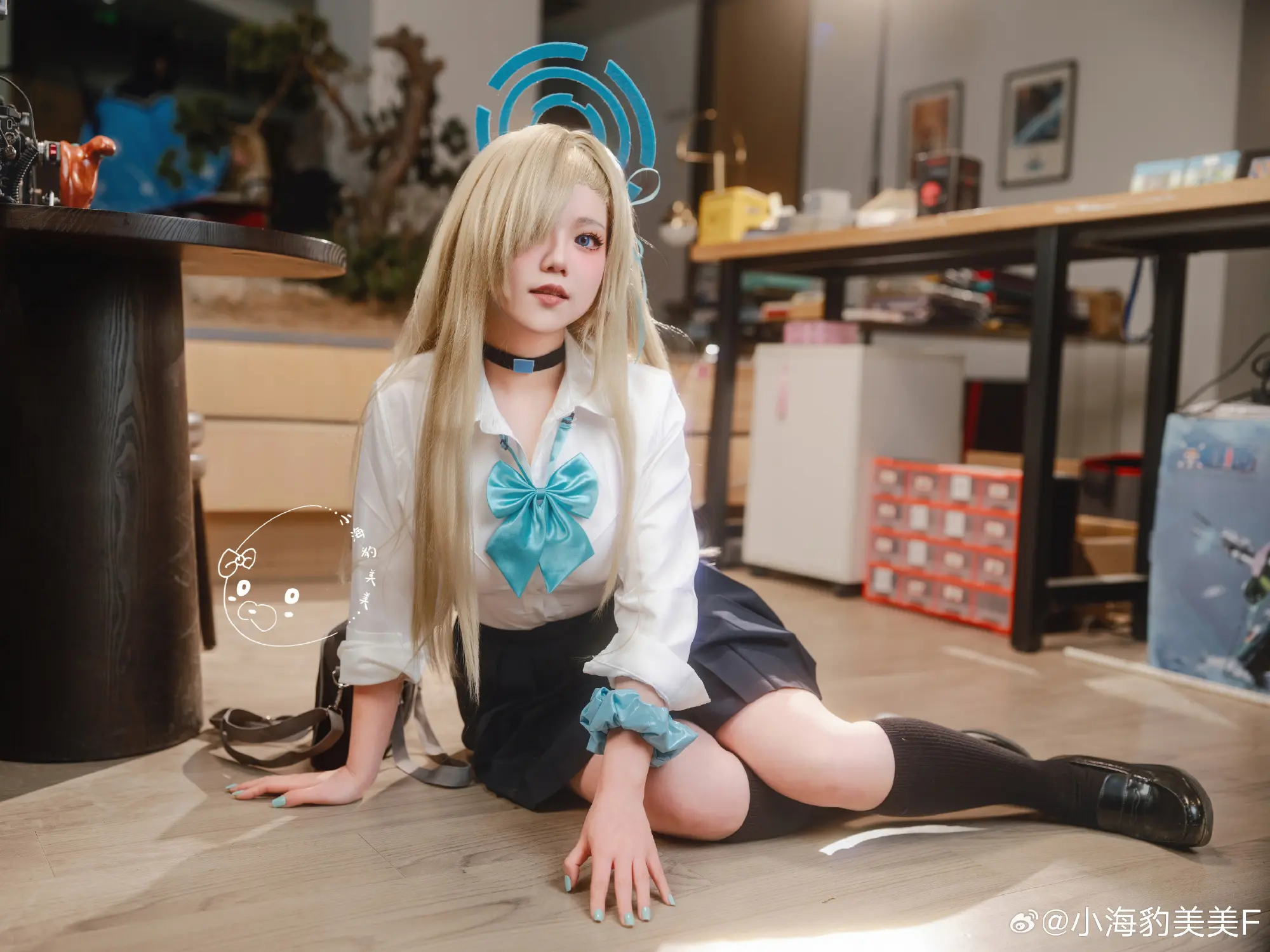 COSPLAY 蔚蓝档案 一之濑明日奈@小海豹美美F COSPLAY-第3张