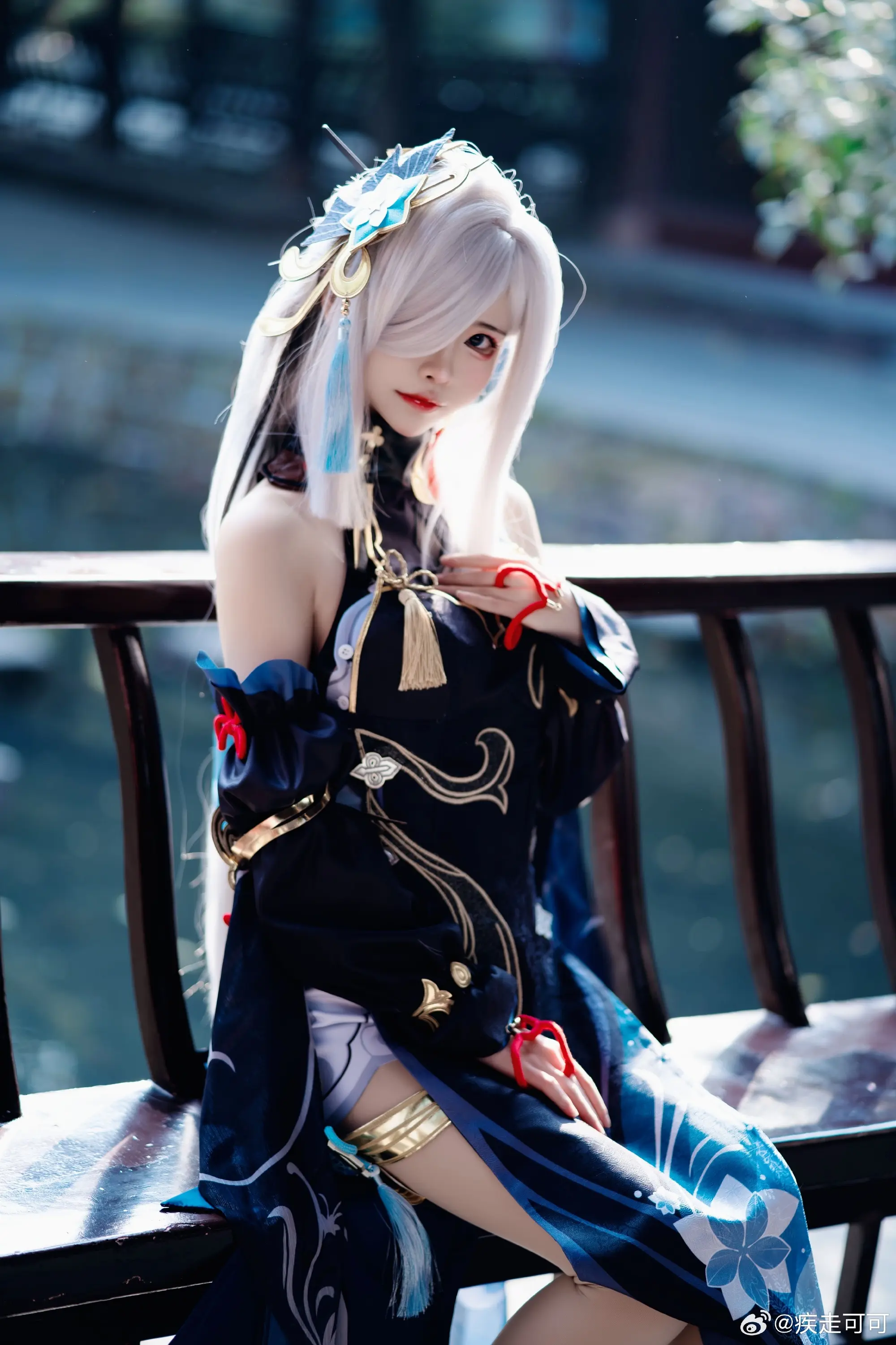 cosplay 你是喜欢人间的灯火还是山林的月光 申鹤 原神@疾走可可 COSPLAY-第2张