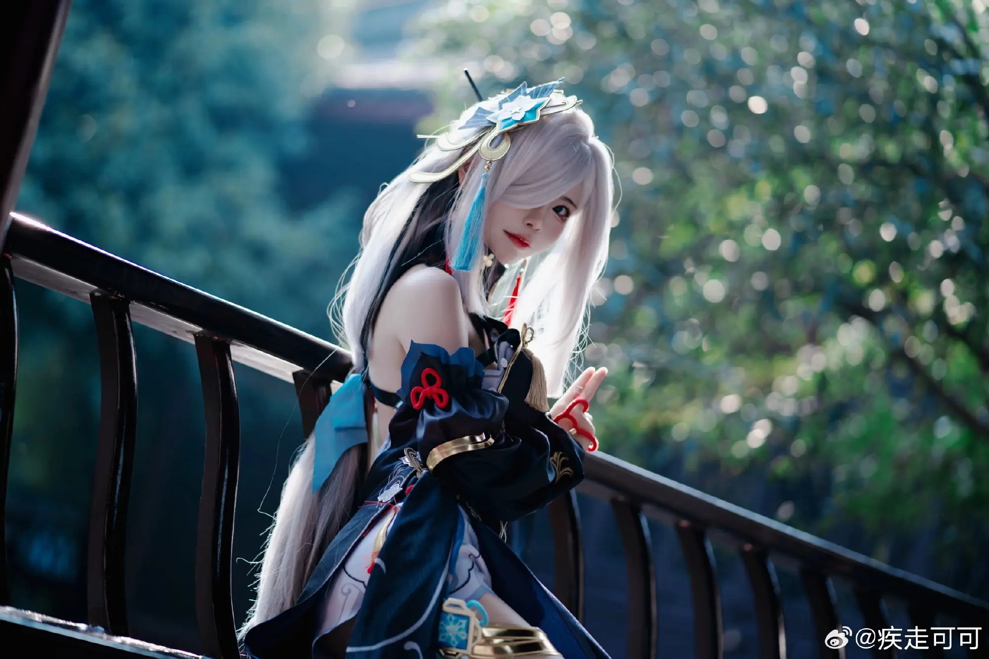 cosplay 你是喜欢人间的灯火还是山林的月光 申鹤 原神@疾走可可 COSPLAY-第5张