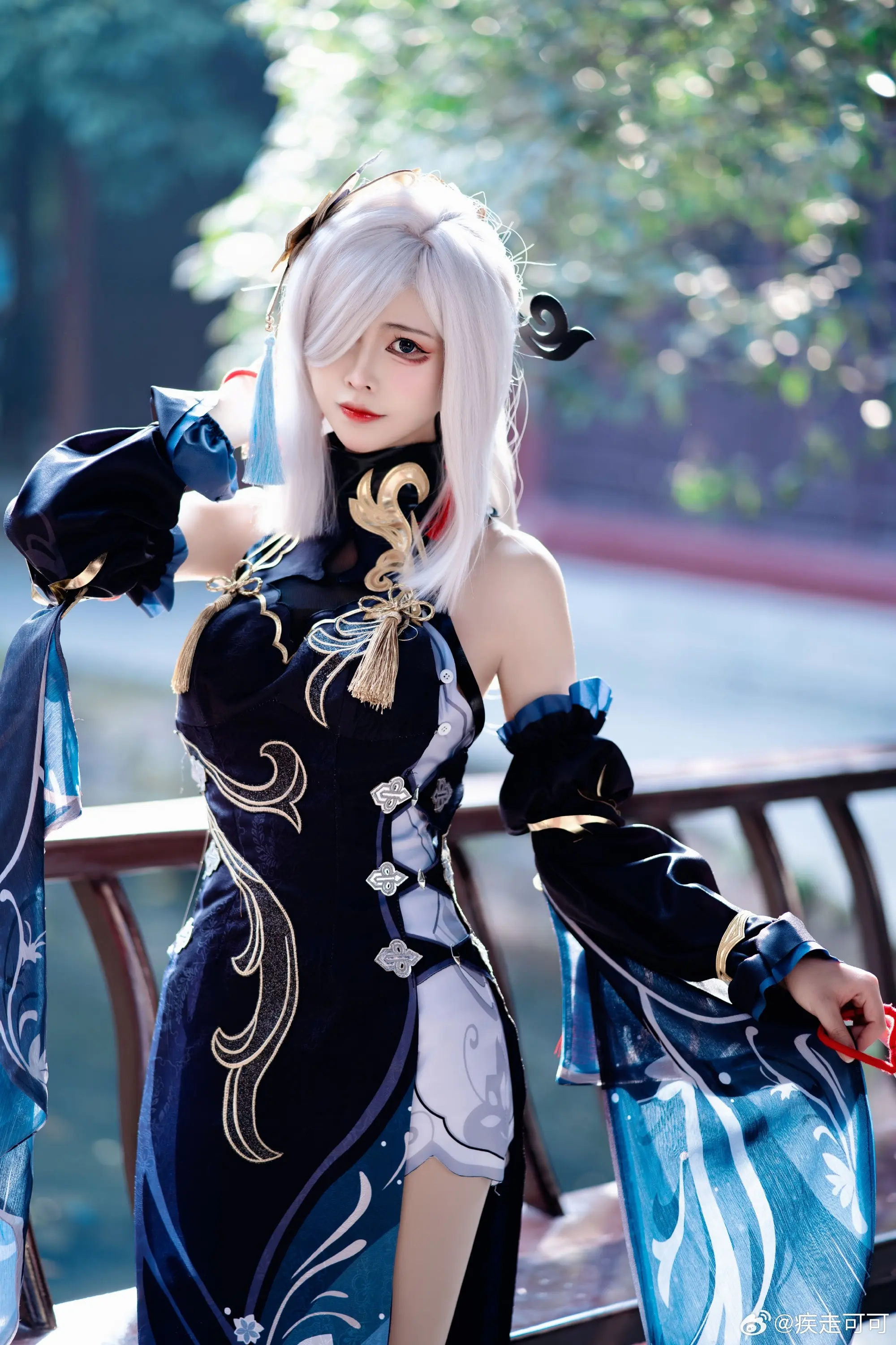 cosplay 你是喜欢人间的灯火还是山林的月光 申鹤 原神@疾走可可 COSPLAY-第6张