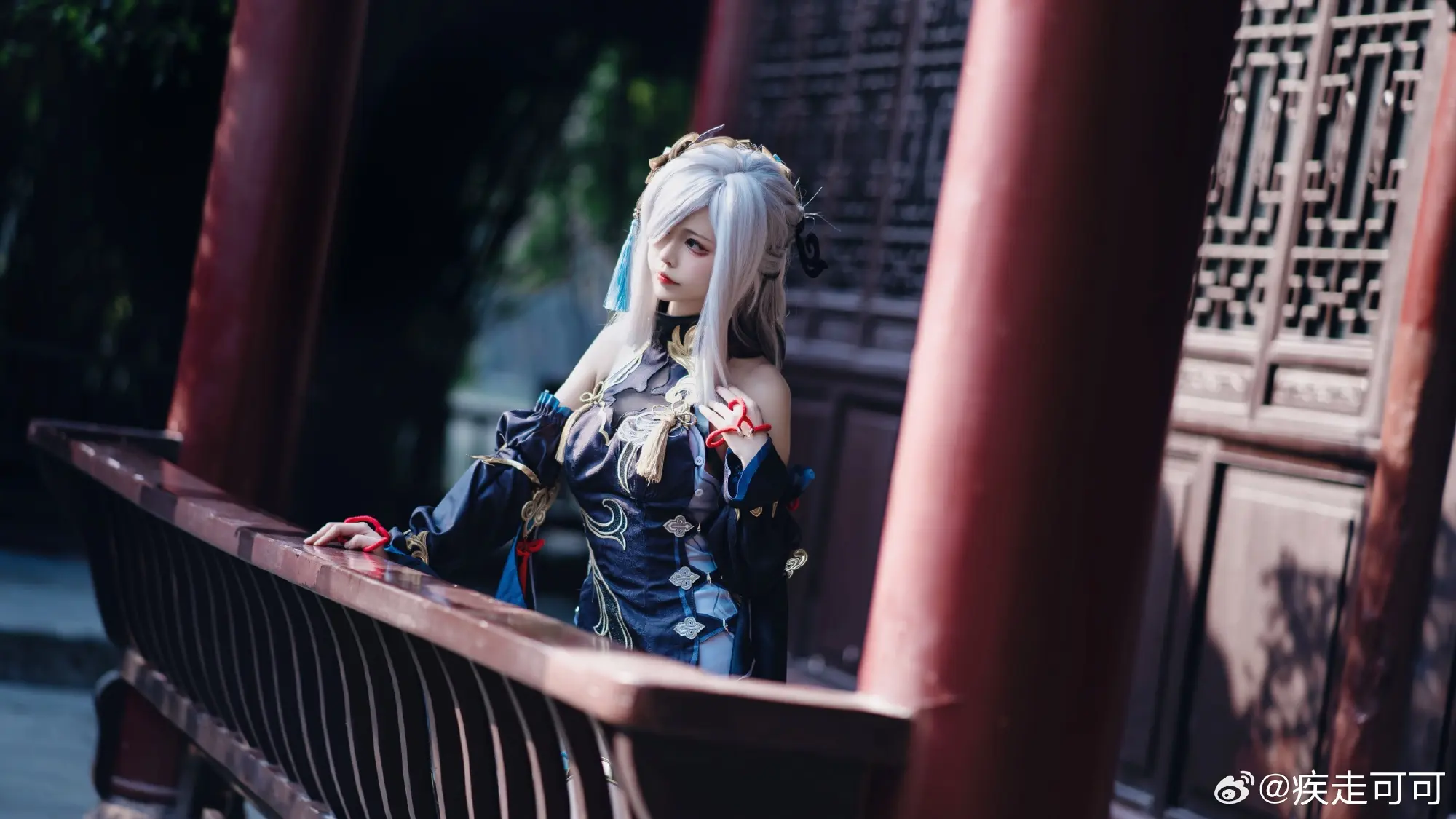 cosplay 你是喜欢人间的灯火还是山林的月光 申鹤 原神@疾走可可 COSPLAY-第9张