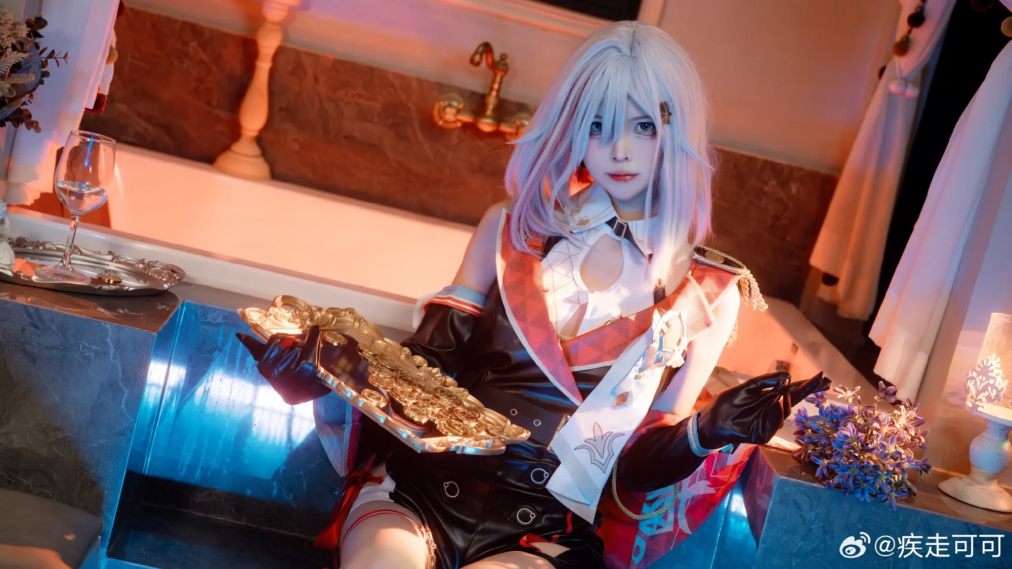 cosplay 目光放远，聚焦长线……就是投资成功的秘诀！ 崩坏星穹铁道 托帕cos@疾走可可 COSPLAY-第7张