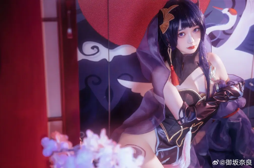 cosplay 最近大家都在问这套图所以再发一下٩(๑`н´๑)۶ 原神 雷电将军@御坂奈良 COSPLAY-第4张