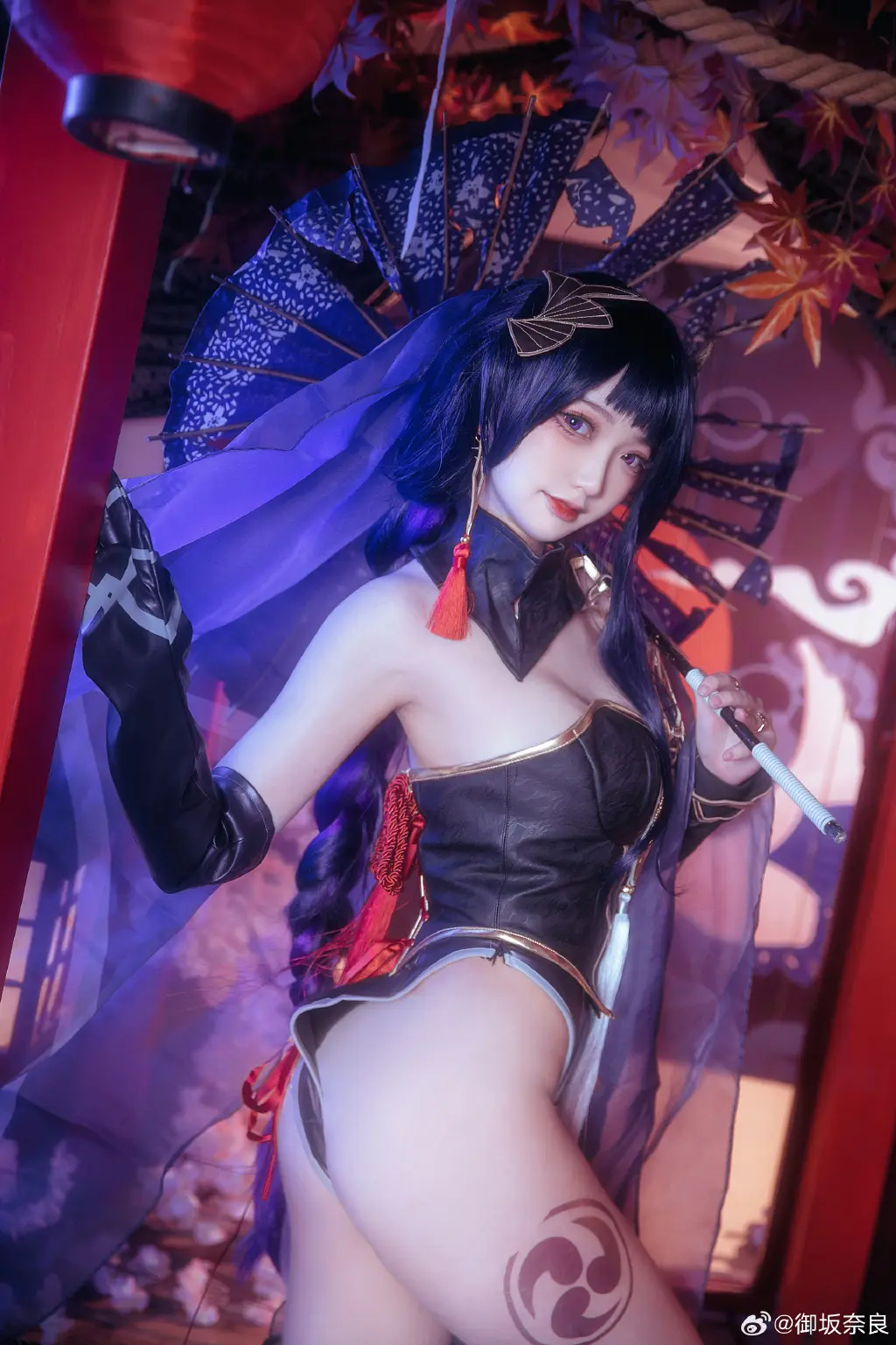 cosplay 最近大家都在问这套图所以再发一下٩(๑`н´๑)۶ 原神 雷电将军@御坂奈良 COSPLAY-第6张