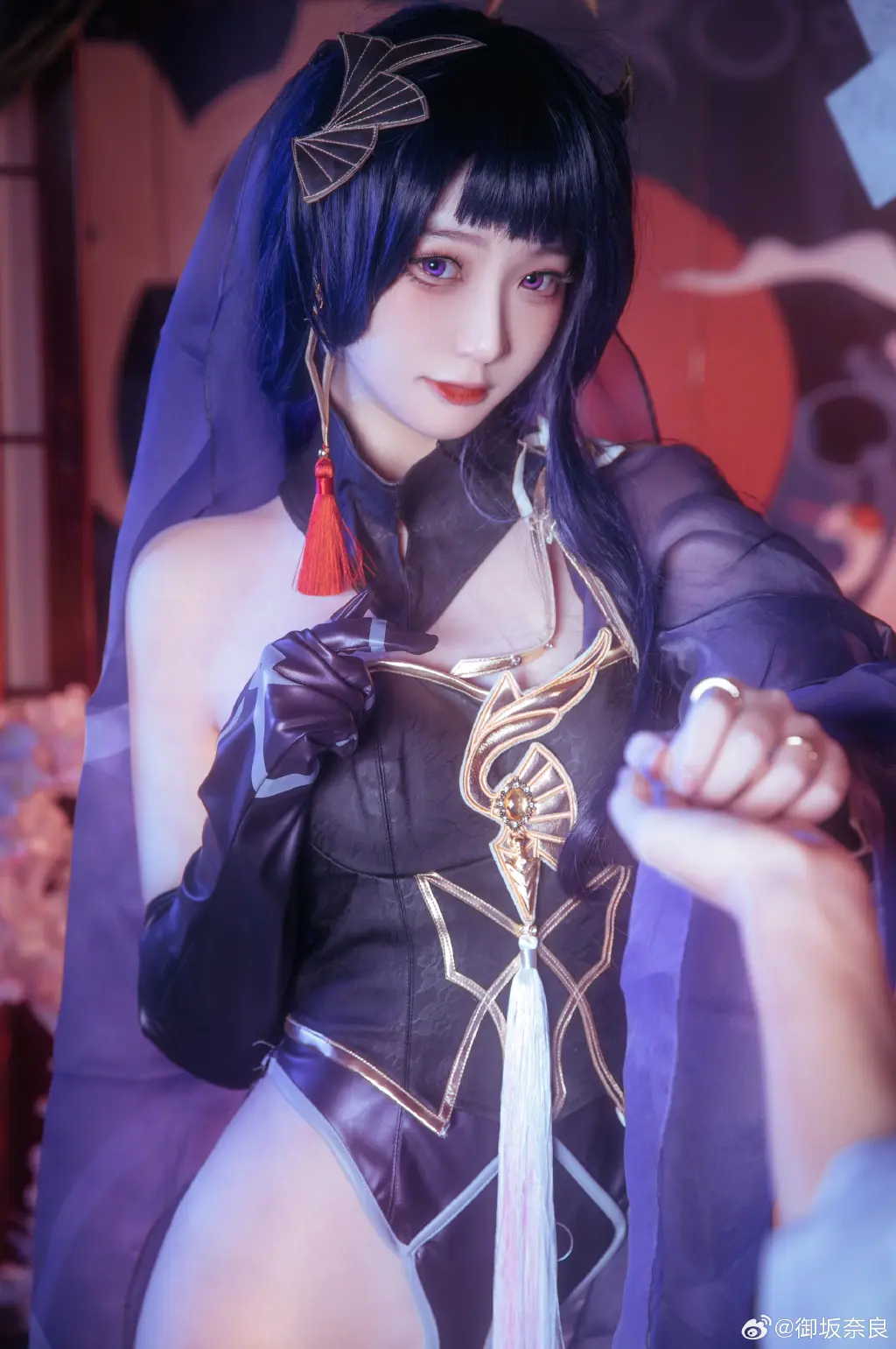 cosplay 最近大家都在问这套图所以再发一下٩(๑`н´๑)۶ 原神 雷电将军@御坂奈良 COSPLAY-第7张