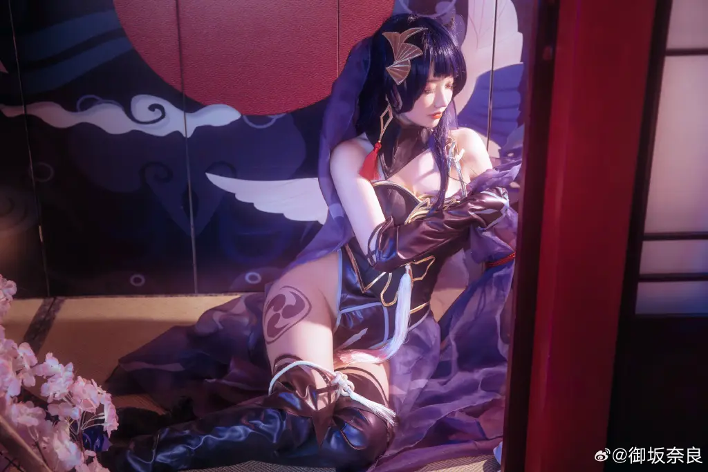 cosplay 最近大家都在问这套图所以再发一下٩(๑`н´๑)۶ 原神 雷电将军@御坂奈良 COSPLAY-第2张