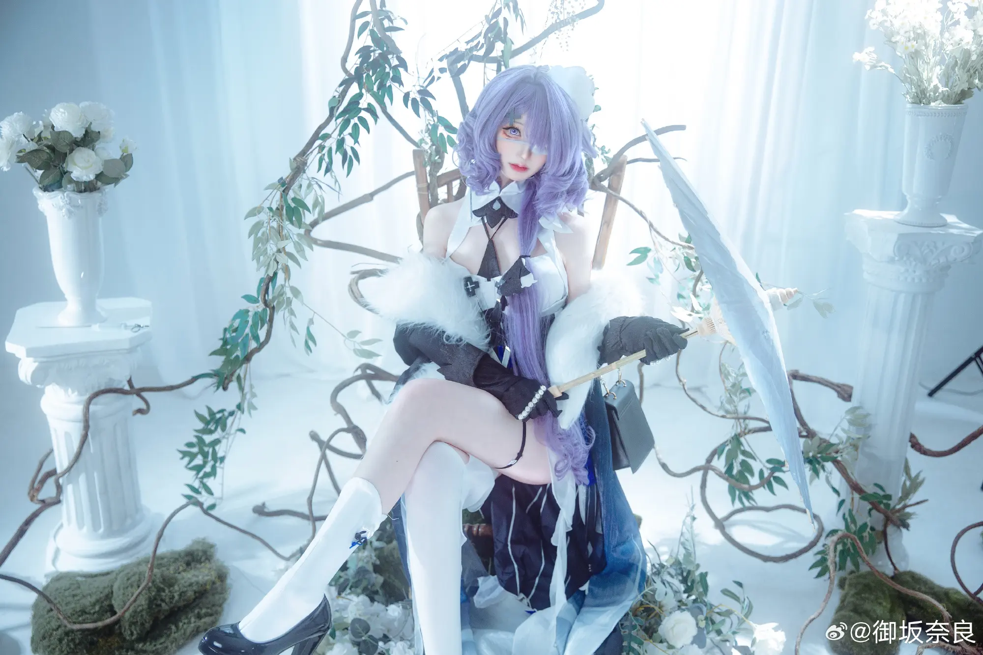 cosplay 明日方舟 絮雨@御坂奈良 COSPLAY-第4张