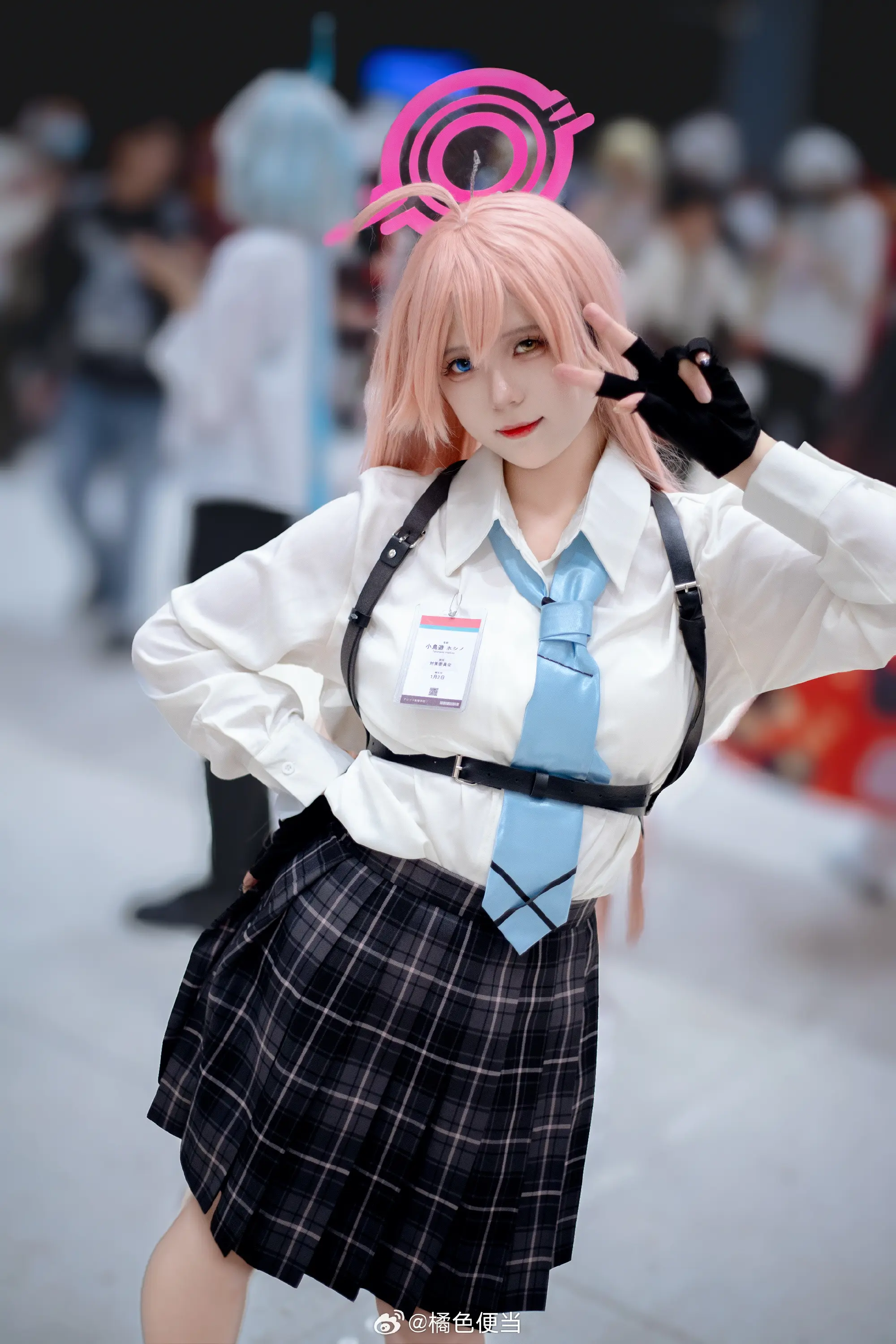 cosplay 还是ad02的场照！碧蓝档案cos 小鸟游星野@橘色便当 COSPLAY-第3张
