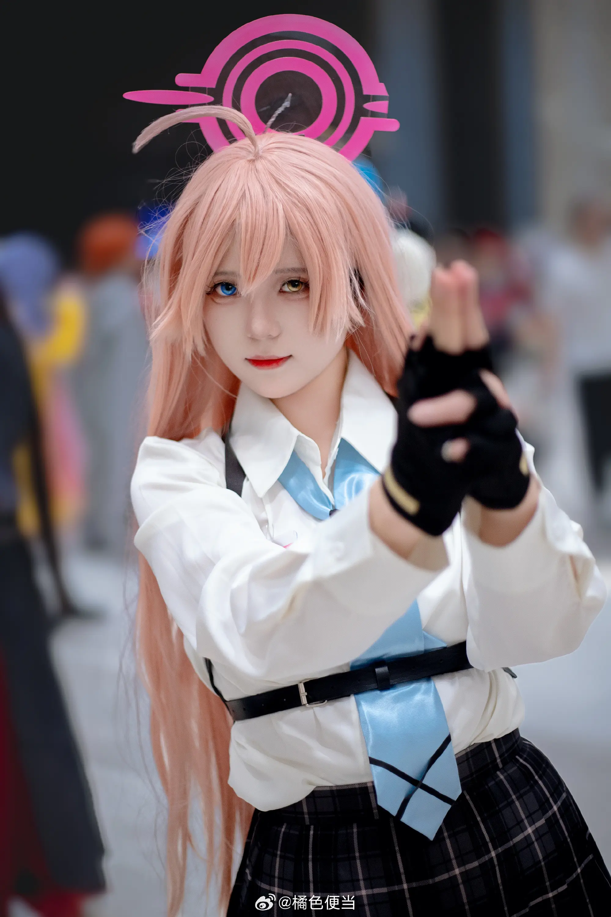 cosplay 还是ad02的场照！碧蓝档案cos 小鸟游星野@橘色便当 COSPLAY-第2张