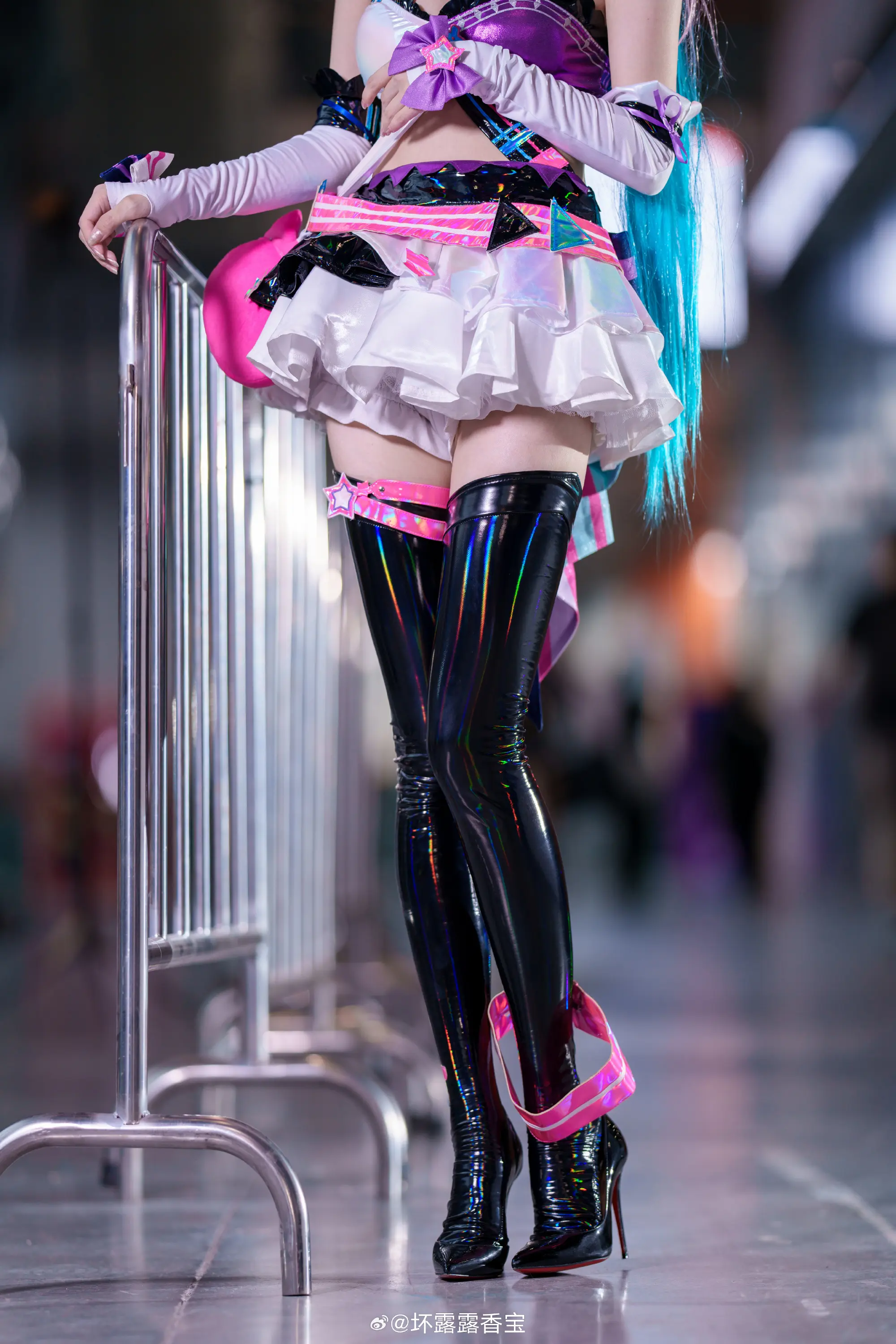 COSPLAY 这好像是我第一次cos初音未来@香草喵露露_ COSPLAY-第10张