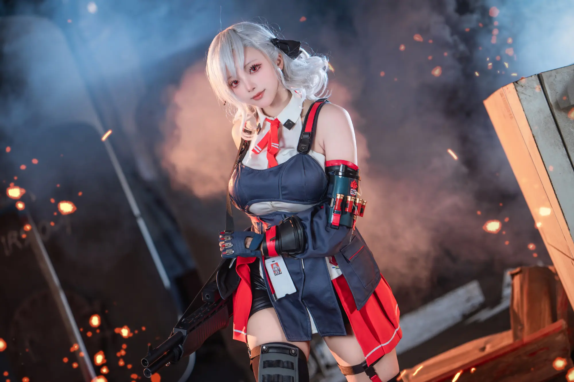COSPLAY 欸......任务要赶不及了？哎呀，会没事的啦，先吃块巧克力再说～ 女前线2追放 塞布丽娜@枣糕-吃谷人黛博魂 COSPLAY-第4张