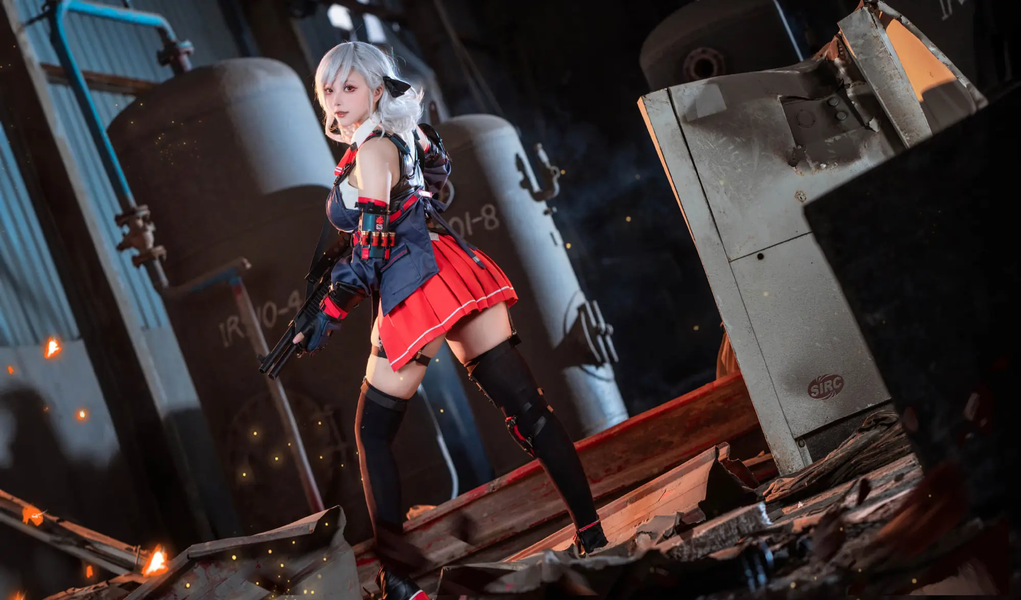 COSPLAY 欸......任务要赶不及了？哎呀，会没事的啦，先吃块巧克力再说～ 女前线2追放 塞布丽娜@枣糕-吃谷人黛博魂 COSPLAY-第5张