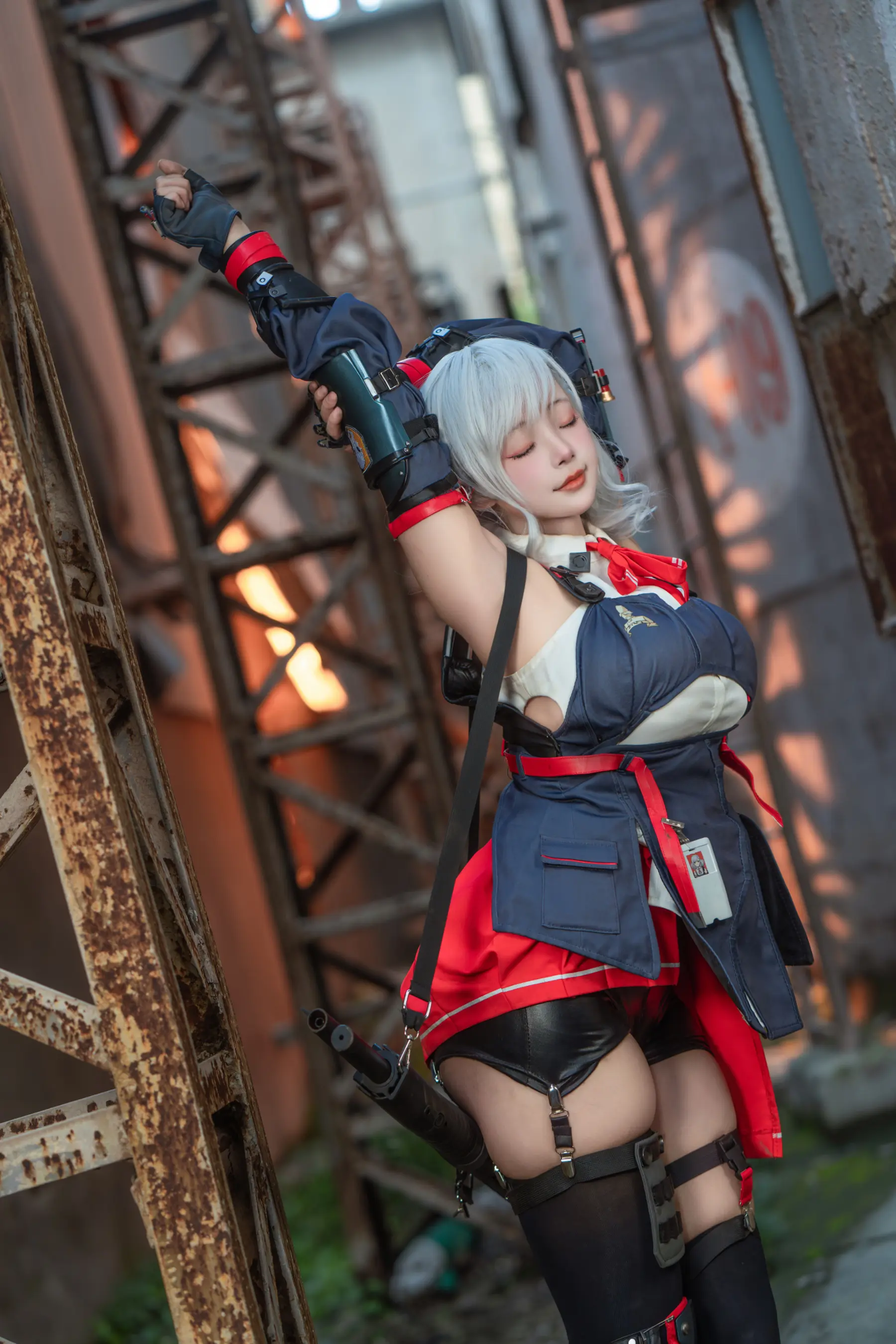 COSPLAY 欸......任务要赶不及了？哎呀，会没事的啦，先吃块巧克力再说～ 女前线2追放 塞布丽娜@枣糕-吃谷人黛博魂 COSPLAY-第6张