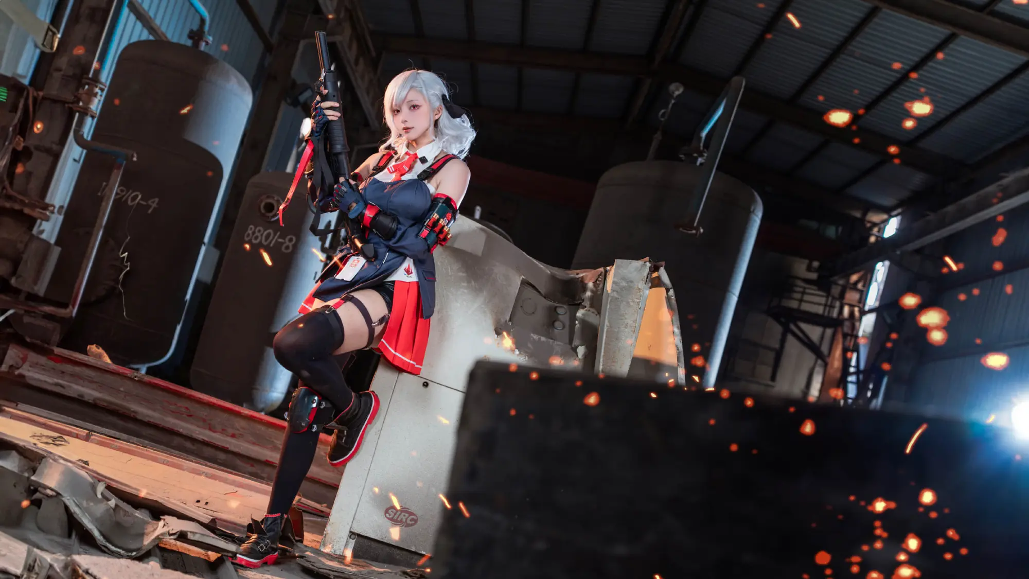 COSPLAY 欸......任务要赶不及了？哎呀，会没事的啦，先吃块巧克力再说～ 女前线2追放 塞布丽娜@枣糕-吃谷人黛博魂 COSPLAY-第7张