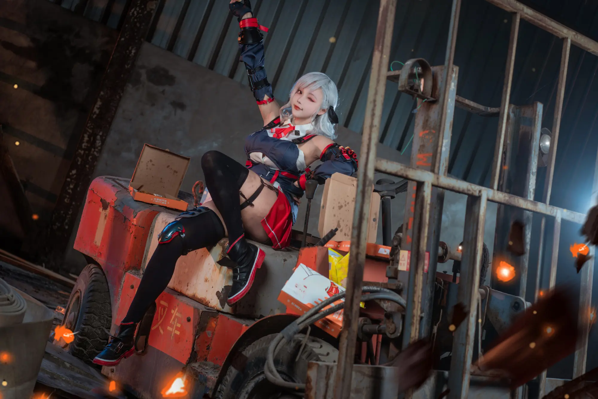 COSPLAY 欸......任务要赶不及了？哎呀，会没事的啦，先吃块巧克力再说～ 女前线2追放 塞布丽娜@枣糕-吃谷人黛博魂 COSPLAY-第8张