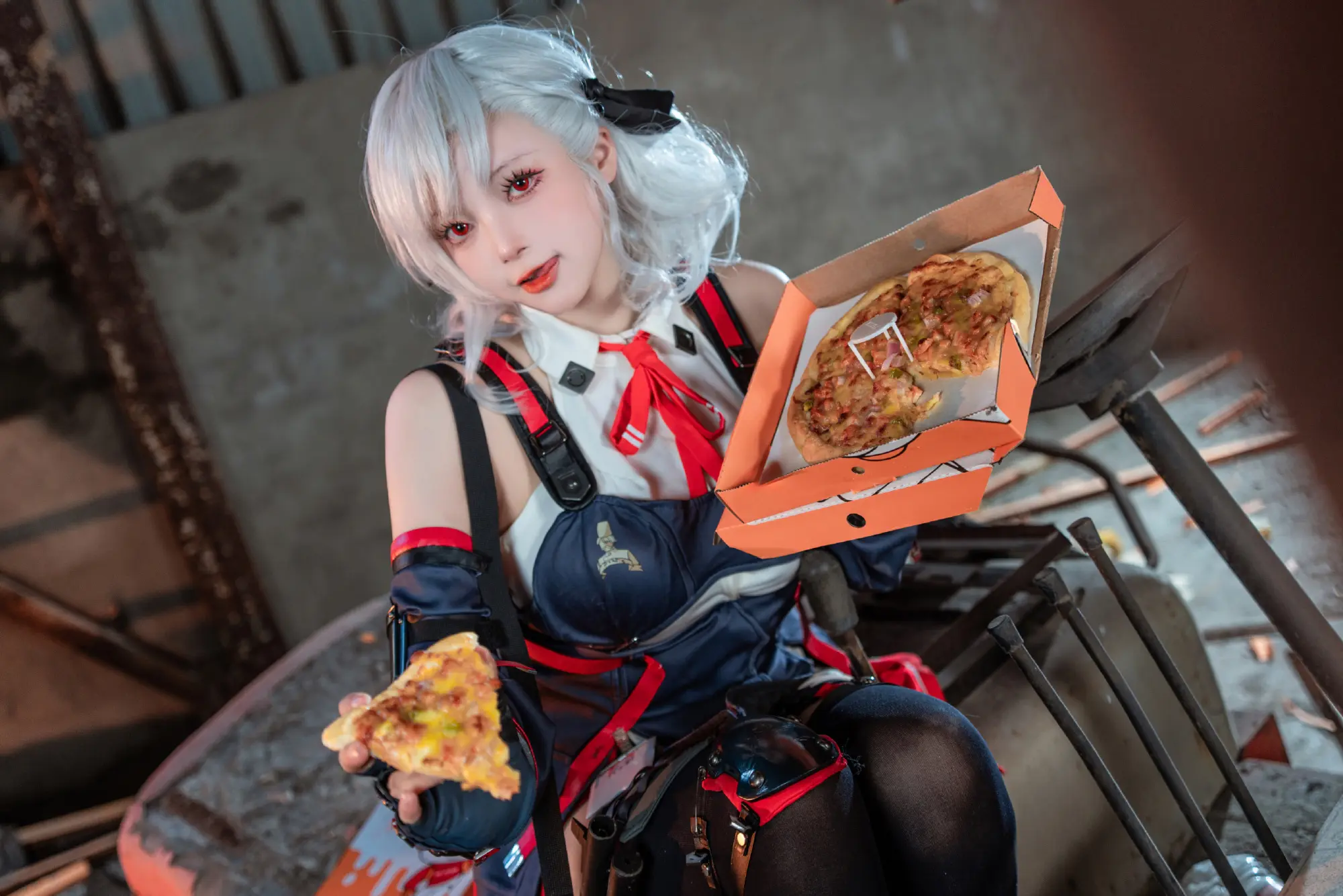 COSPLAY 欸......任务要赶不及了？哎呀，会没事的啦，先吃块巧克力再说～ 女前线2追放 塞布丽娜@枣糕-吃谷人黛博魂 COSPLAY-第9张