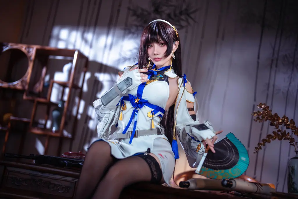 我的琴声，会让人很放松？ 少前2追放 黛烟@如月灰 COSPLAY-第3张