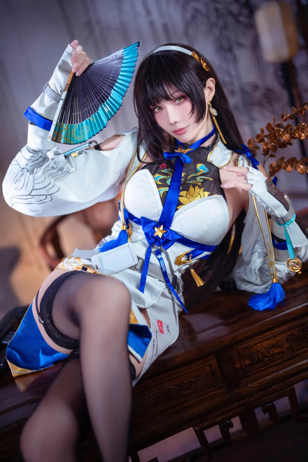 我的琴声，会让人很放松？ 少前2追放 黛烟@如月灰 COSPLAY-第4张