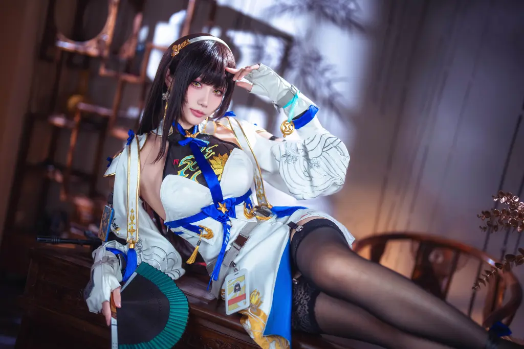 我的琴声，会让人很放松？ 少前2追放 黛烟@如月灰 COSPLAY-第7张
