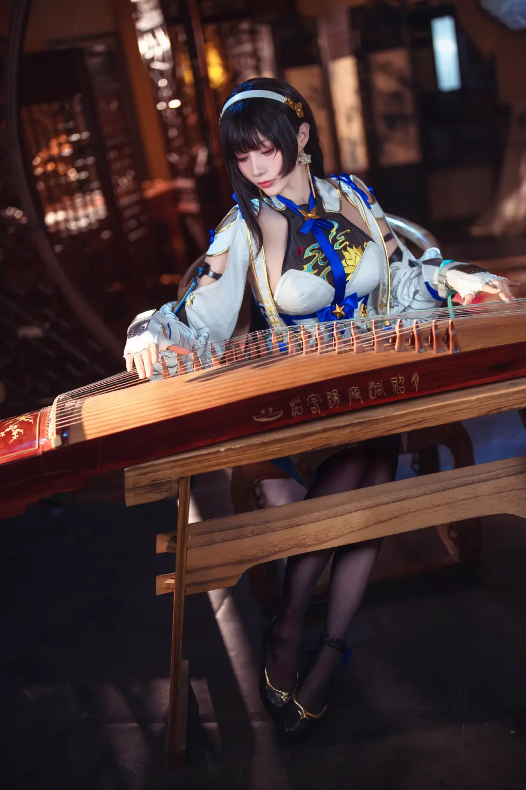 我的琴声，会让人很放松？ 少前2追放 黛烟@如月灰 COSPLAY-第8张