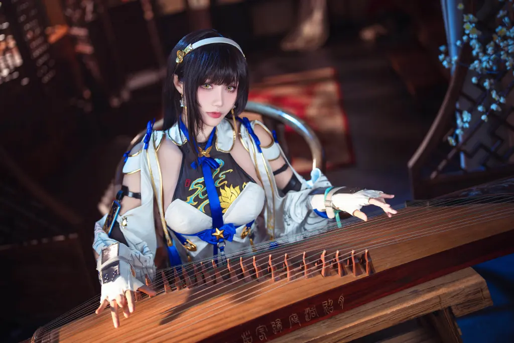 我的琴声，会让人很放松？ 少前2追放 黛烟@如月灰 COSPLAY-第10张