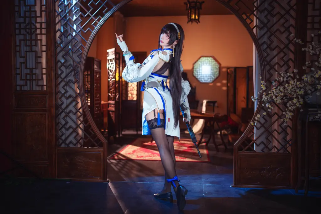 我的琴声，会让人很放松？ 少前2追放 黛烟@如月灰 COSPLAY-第11张