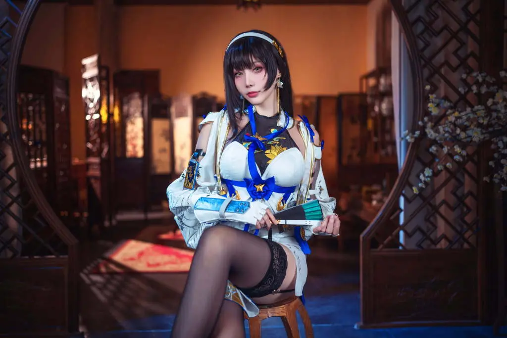 我的琴声，会让人很放松？ 少前2追放 黛烟@如月灰 COSPLAY-第12张