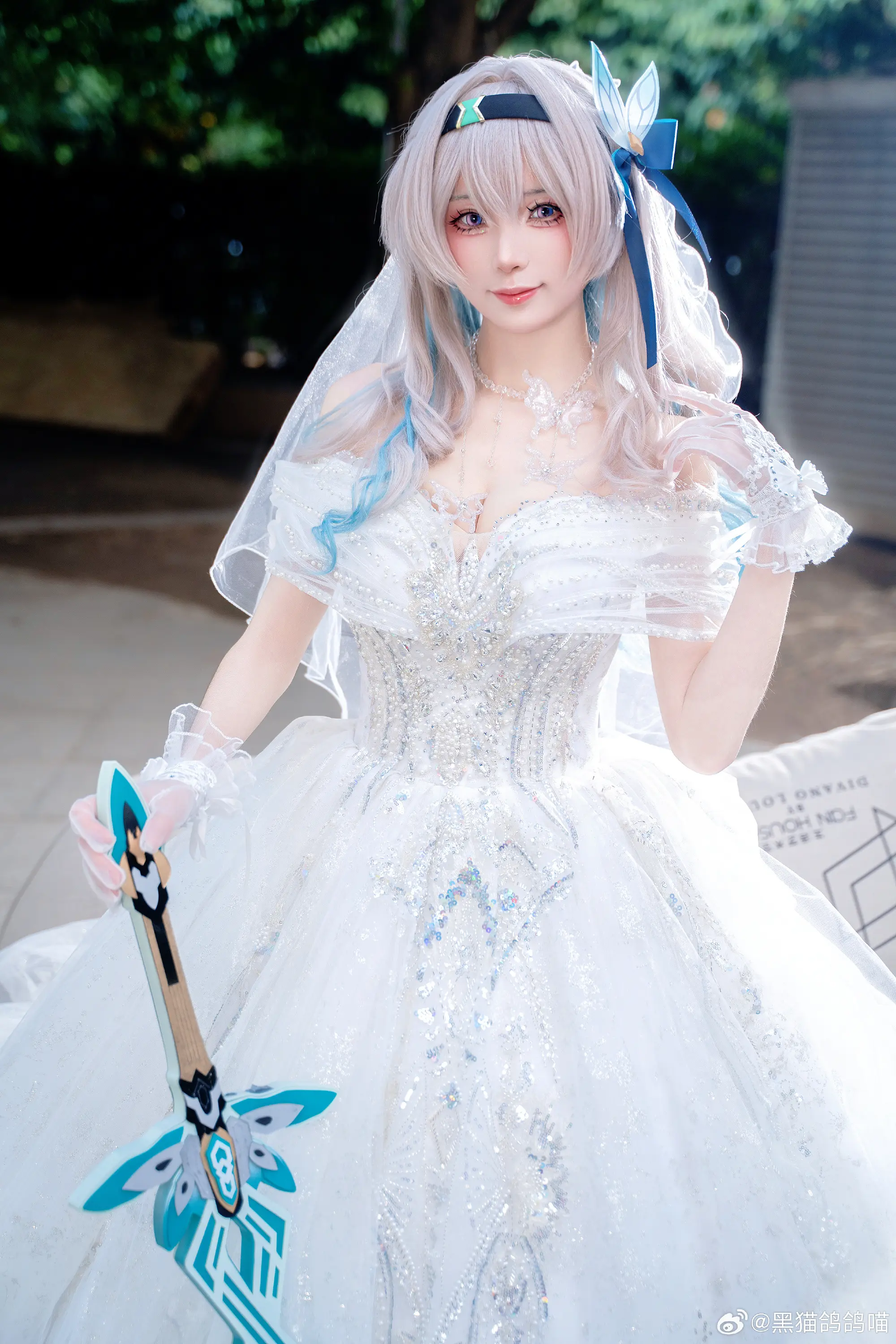 COSPLAY 开拓者喜欢这样的礼物嘛？💗 崩坏星穹铁道 流萤@黑猫鸽鸽喵-公众号小姨ai