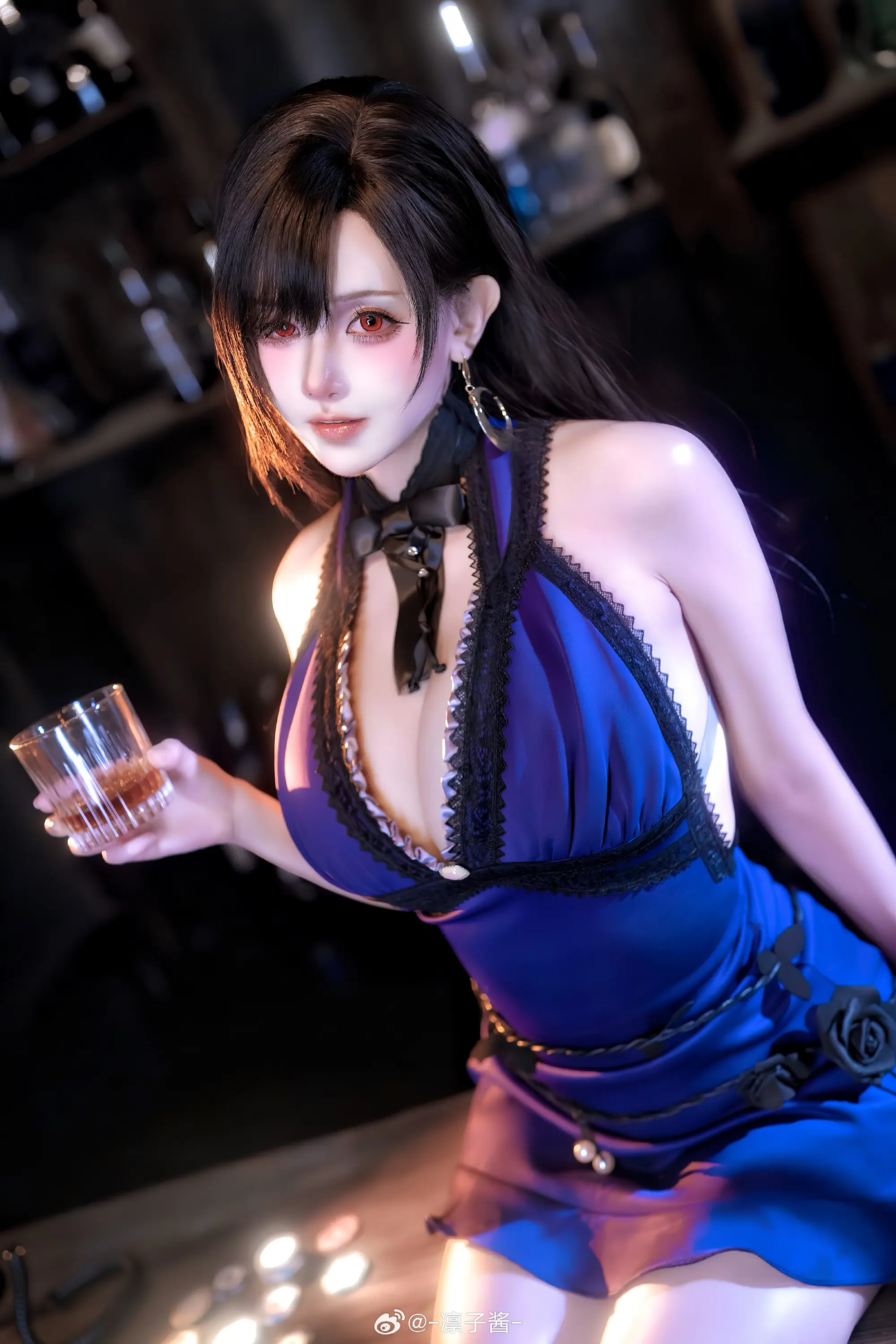 cosplay 最终幻想 ❀蒂法礼服@-凛子酱--公众号小姨ai