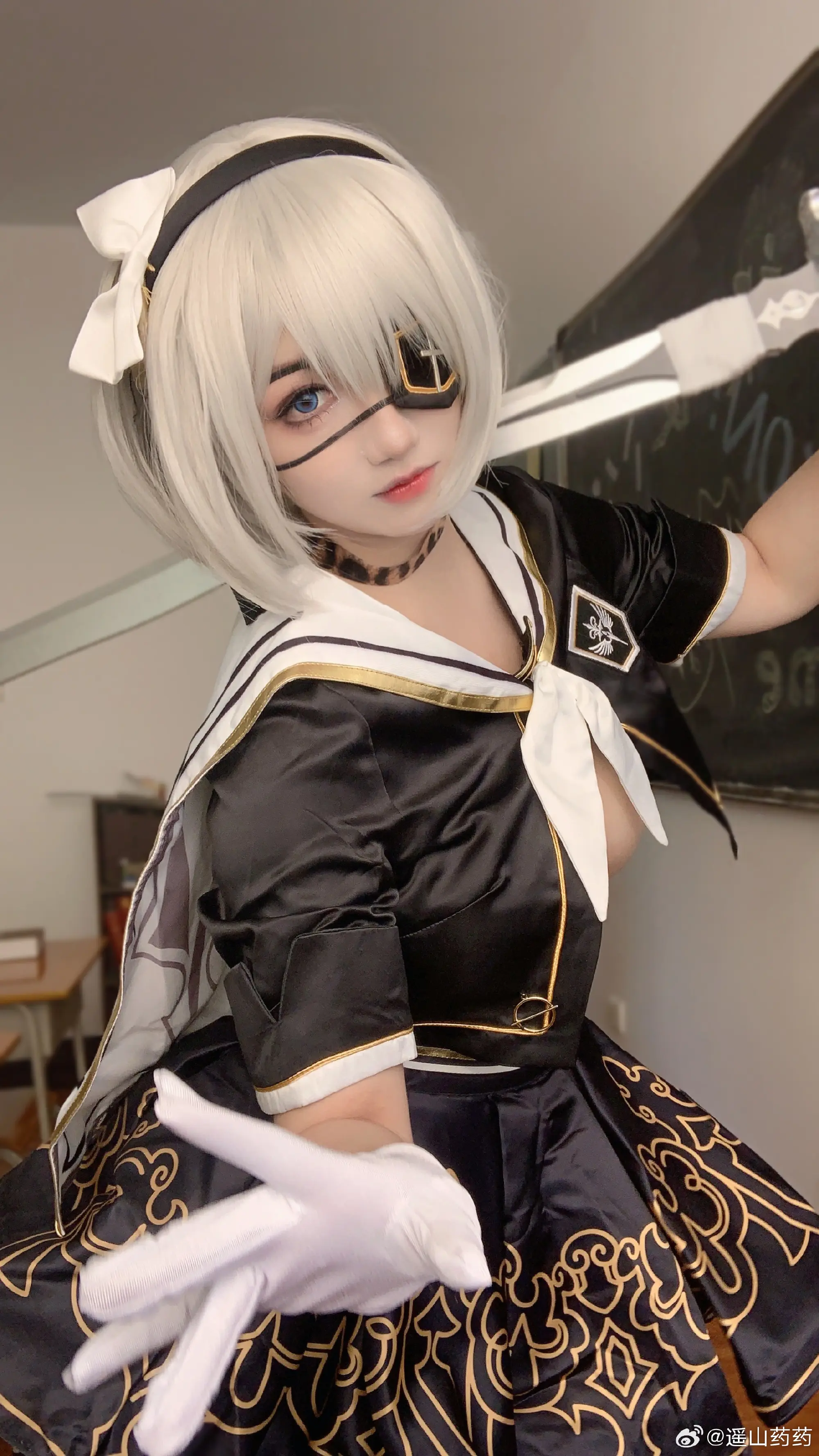 cosplay | 世界破破烂烂 尼尔:机械纪元 2B@遥山药药-公众号小姨ai