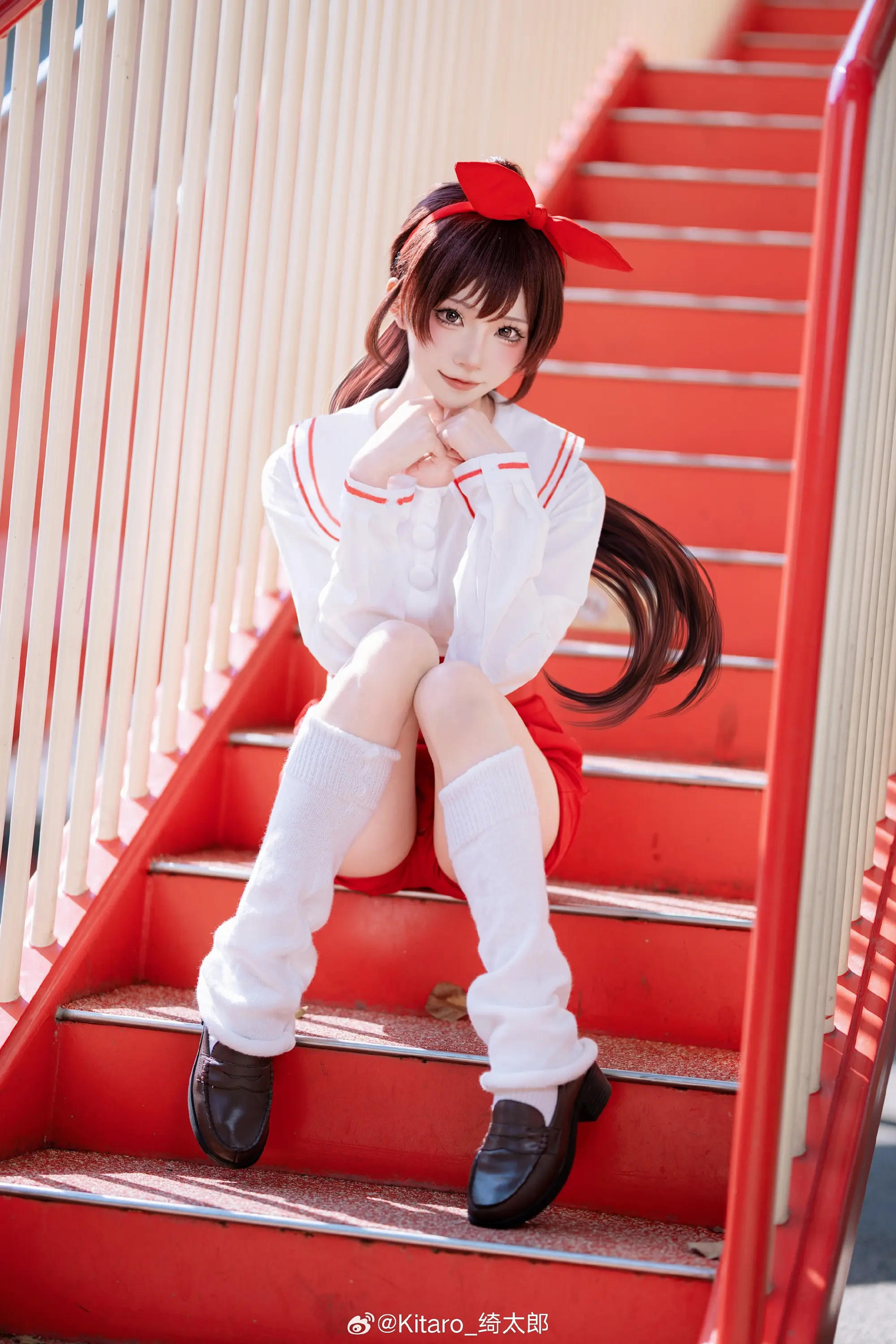 cosplay 你们要的锐锐来了～ 这下能学好习了嘛@Kitaro_绮太郎-公众号小姨ai