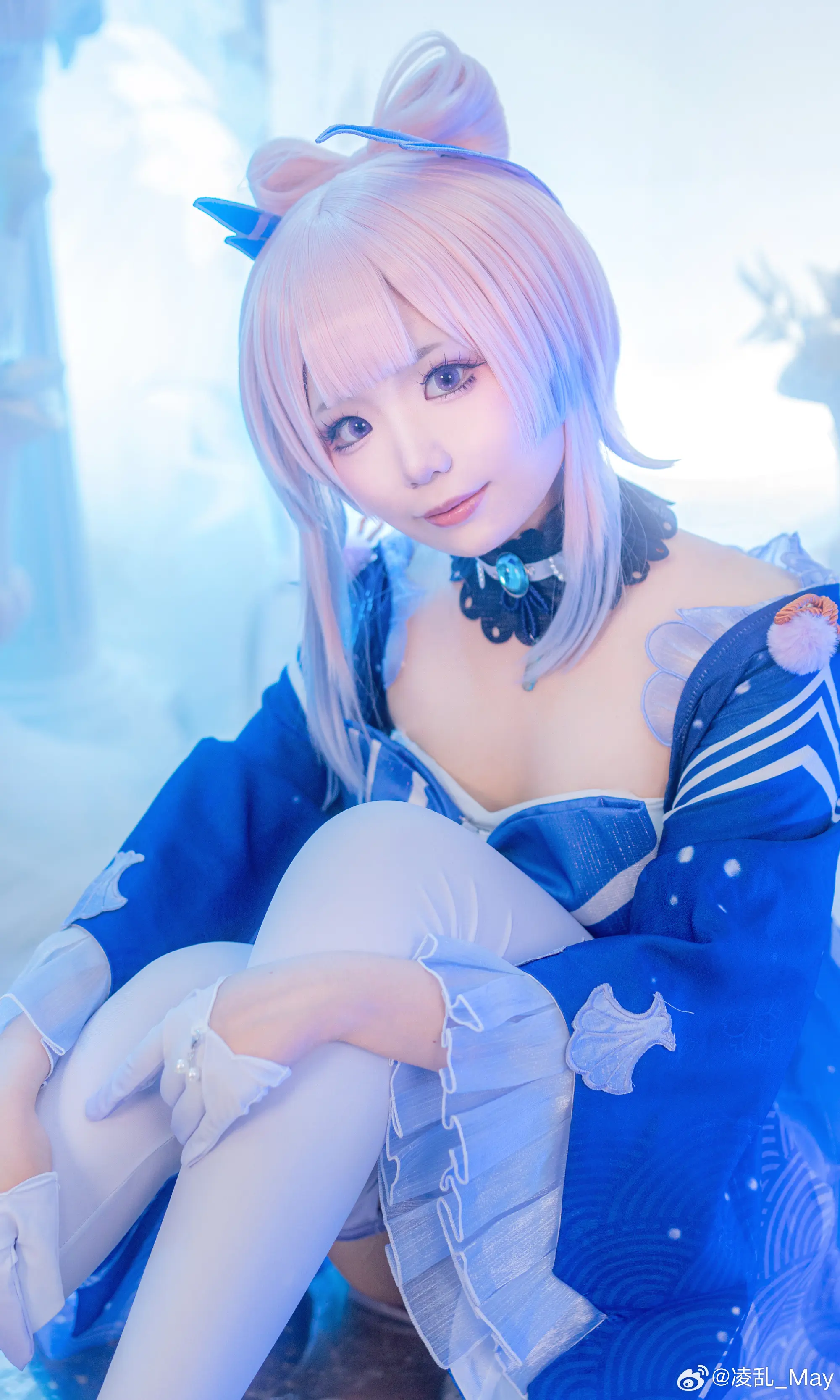 原神 珊瑚宫心海 cos@凌乱_May-公众号小姨ai