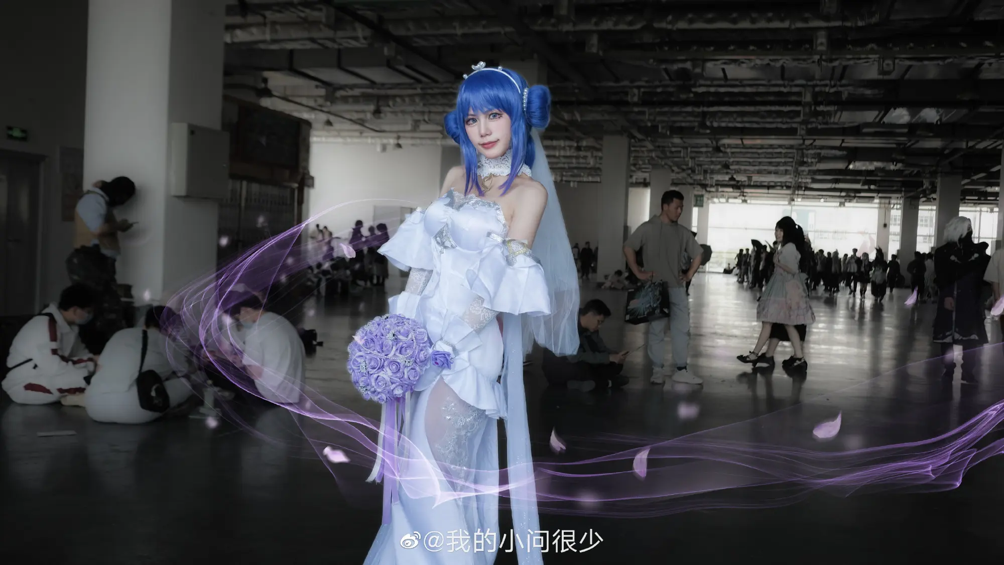 水晶玫瑰琴女娑娜cos场照@我的小问很少-公众号小姨ai