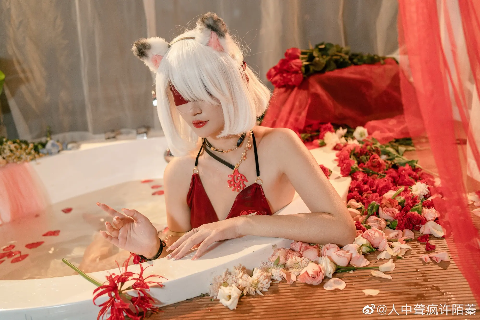 永劫无间cos 宁红夜•午后瑰夏@人中聋疯许陌蓁-公众号小姨ai