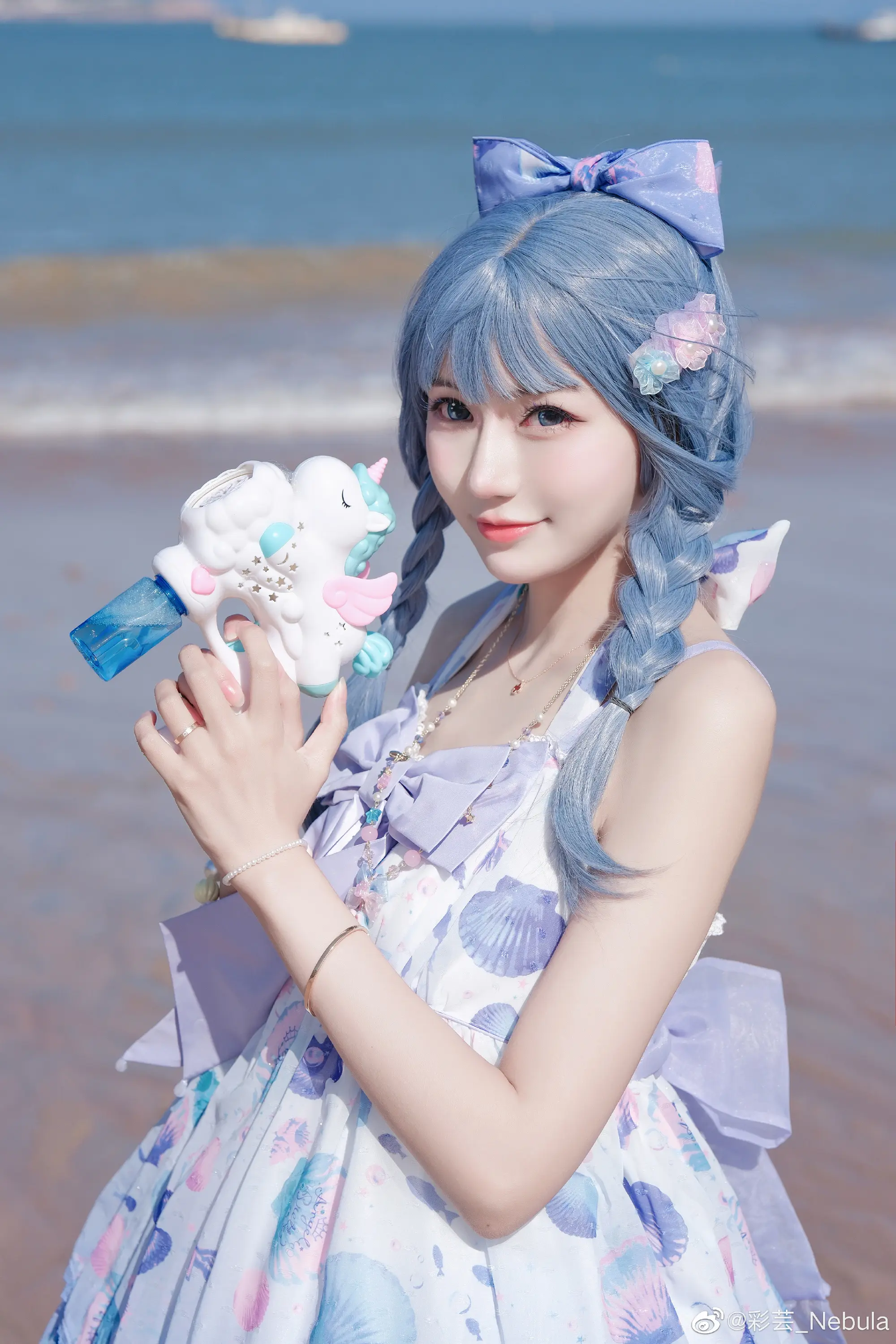 Lolita 贝壳🌊大海🏖️沙滩🌞阳光@彩芸_Nebula-公众号小姨ai